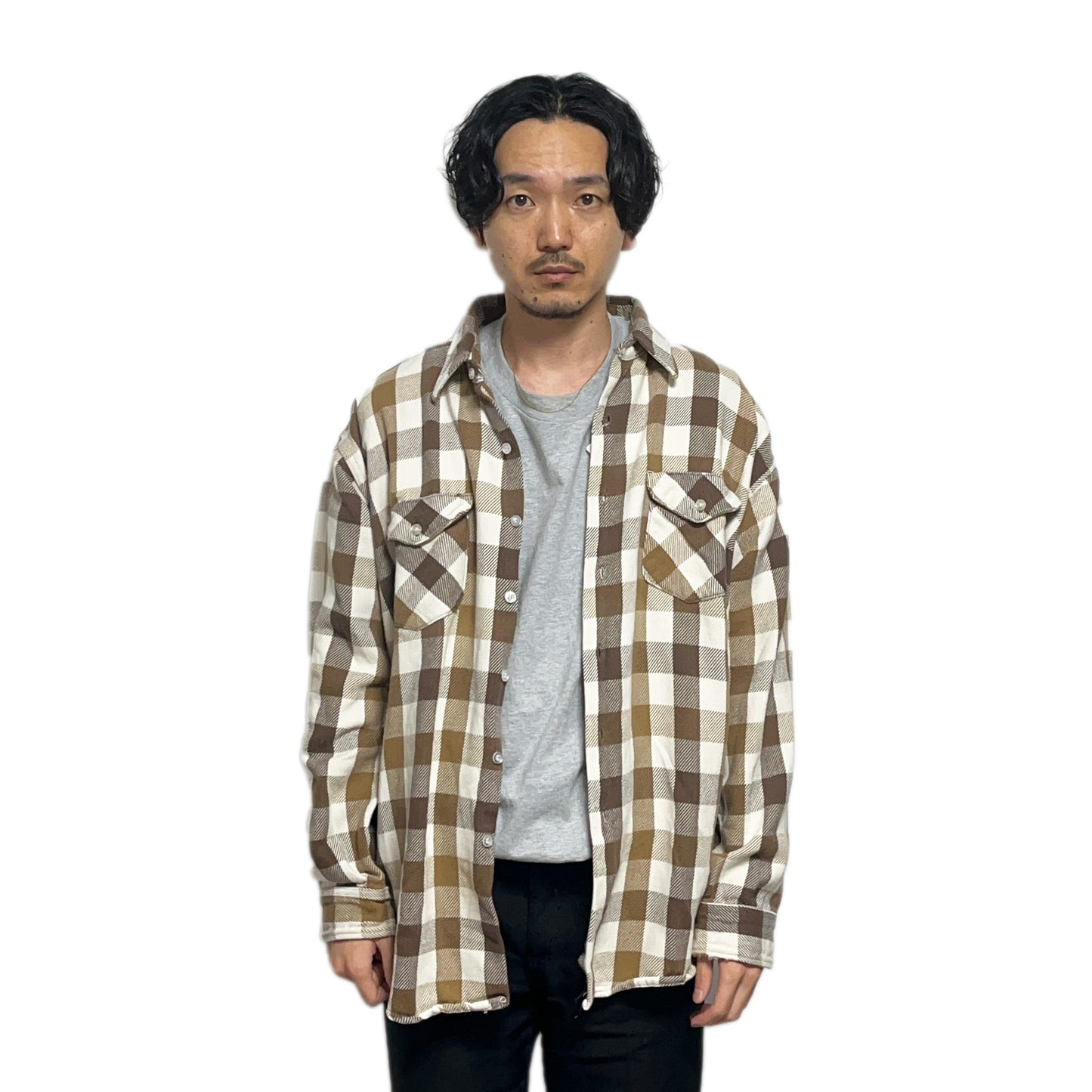 70's Osh Kosh Nel SH Size (XL-2XL) ビッグサイズ!