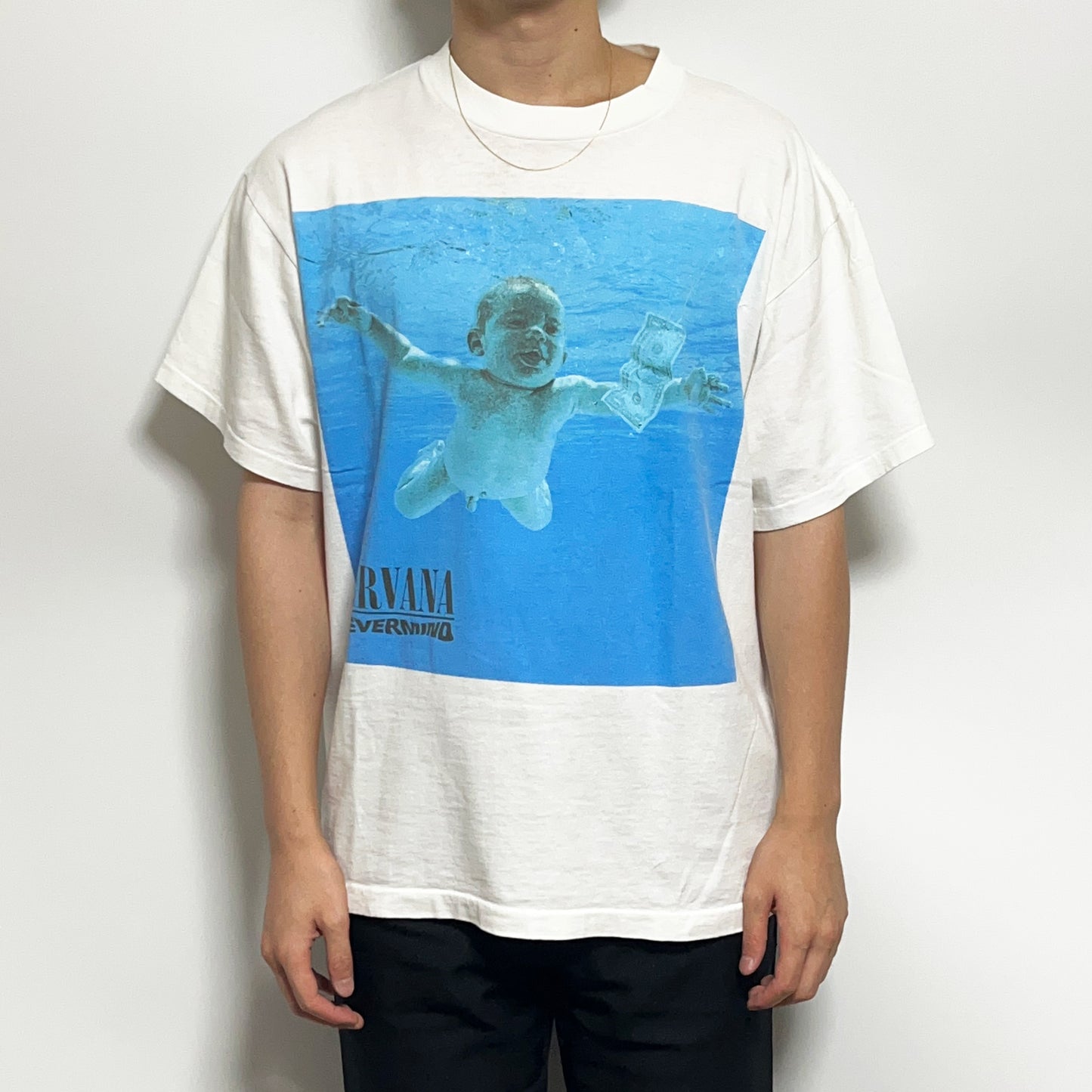 90's UnKnown Nirvana "Nevermind" T Size (L-XL)位