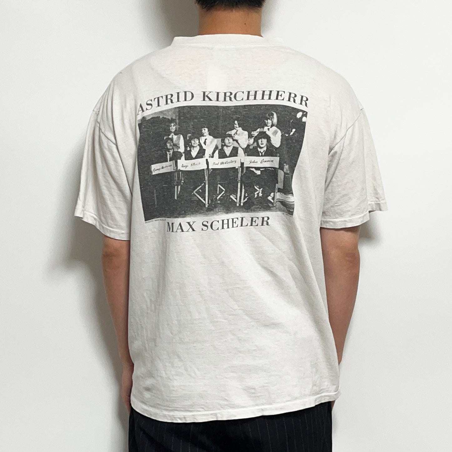 90's ONIETA The Beatles "LIVERPOOL DAYS" T Size (L) レア!