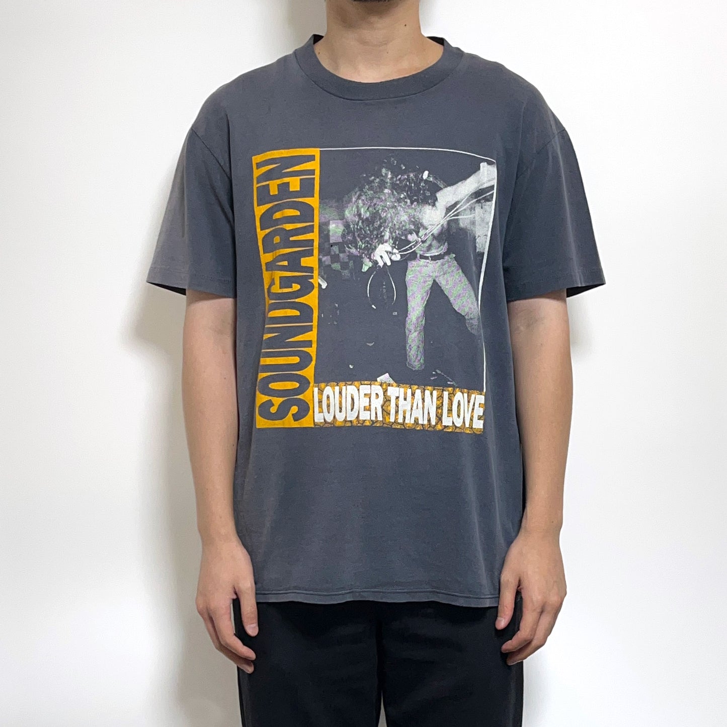 80's〜 Stedman Soundgarden T "Louder Than Love" 極上雰囲気 Size (L) レア!