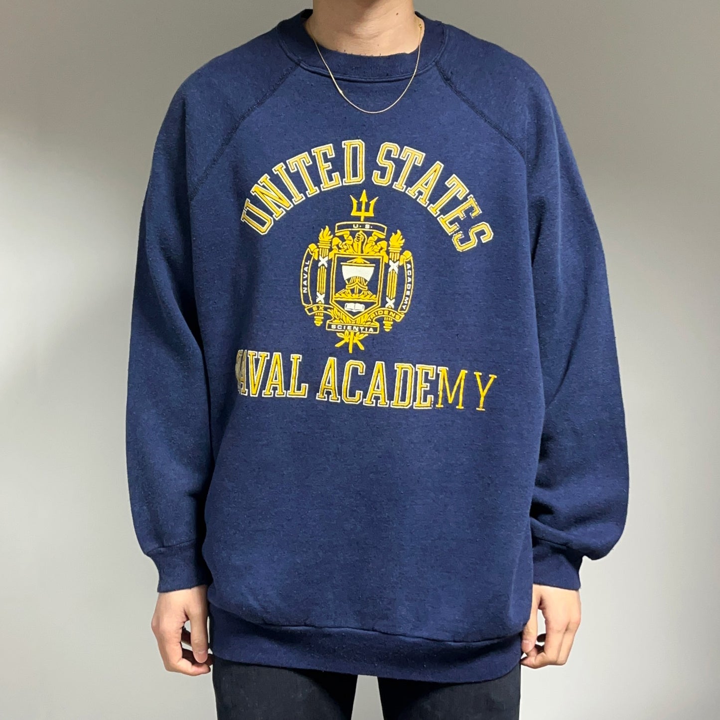 70's〜 ARTEX USNA Sweat Size (3X) ビッグサイズ!