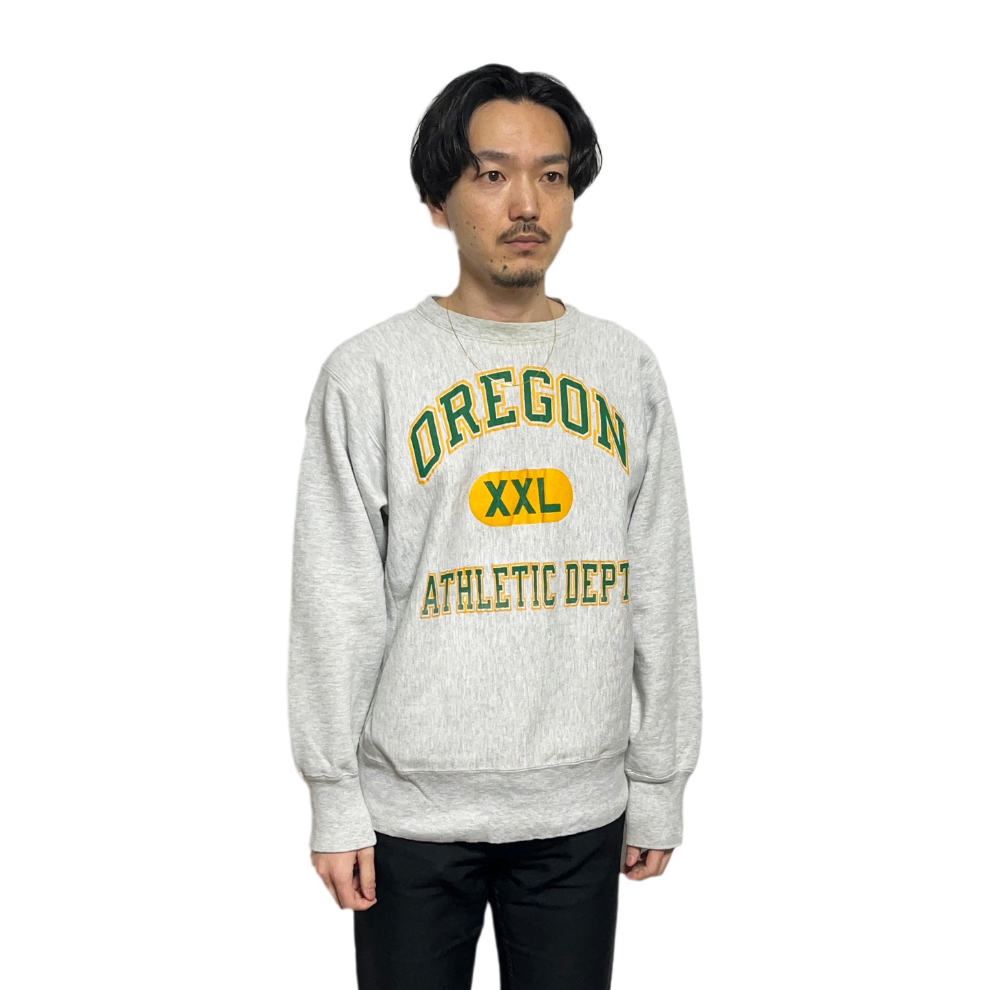 80's Champion R/W "OREGON XXL ATHLETIC DEPT." Size (L)