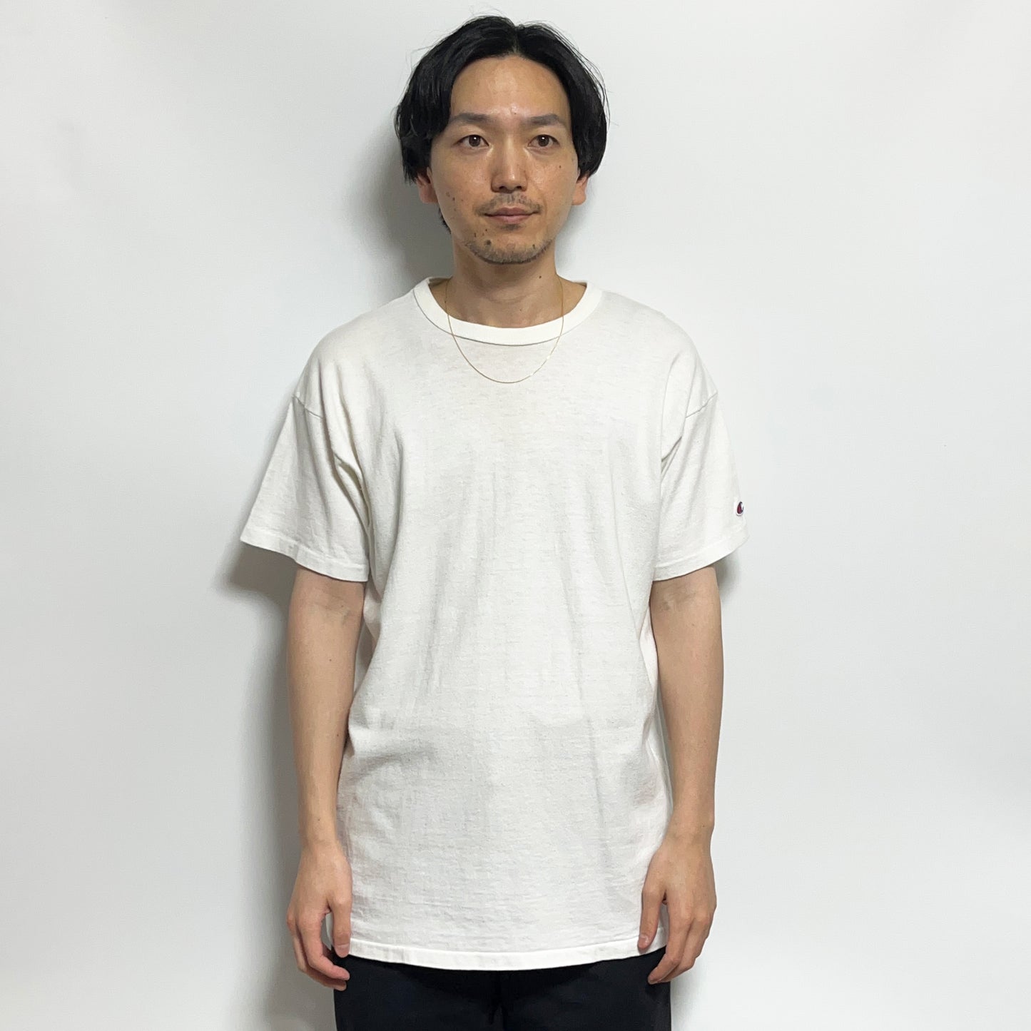 80's Champion トリコタグ Blank T ホワイト Size (XL)