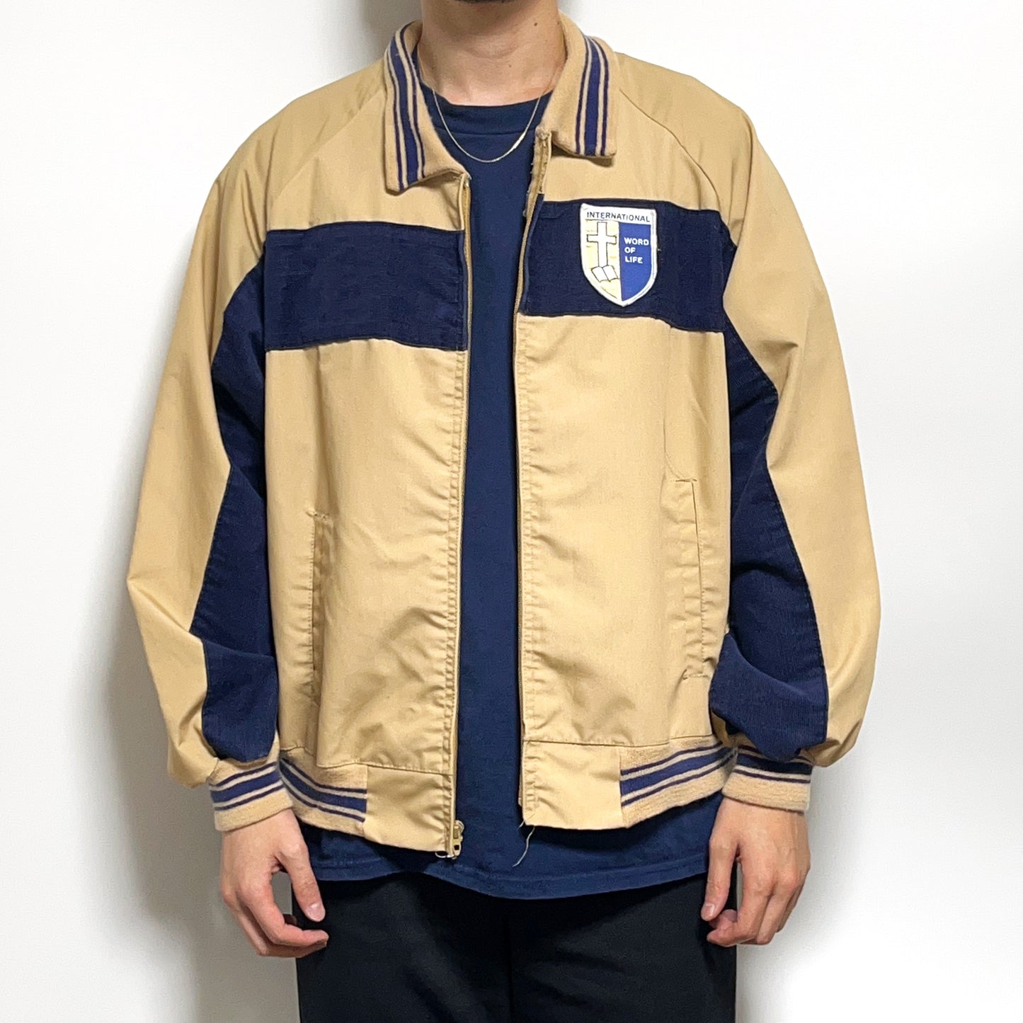70's Champion Sing Top コーズ切り替え "International Word of Life" Size (L)