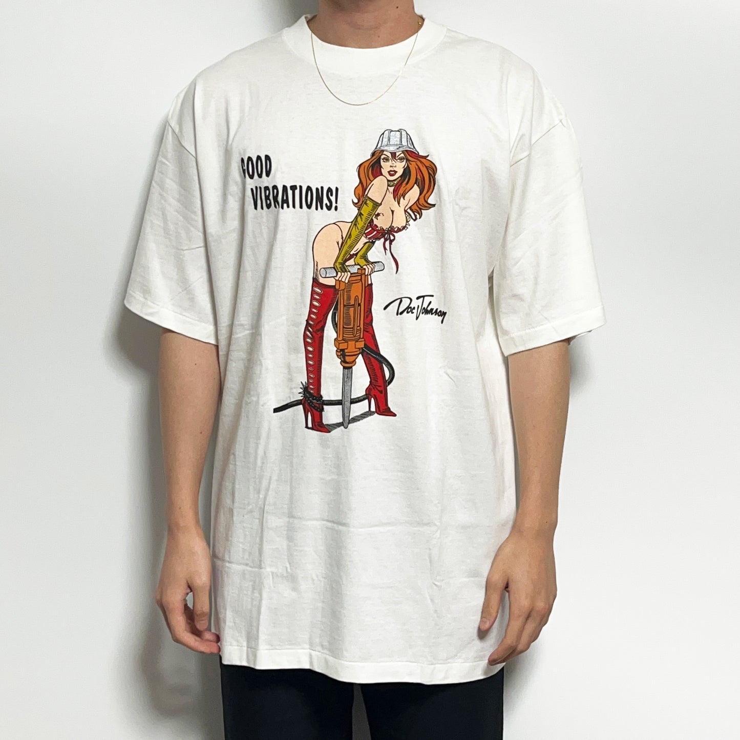 90's Sof Tee Doc Johnson T Size (XL) Almoset Deadstock