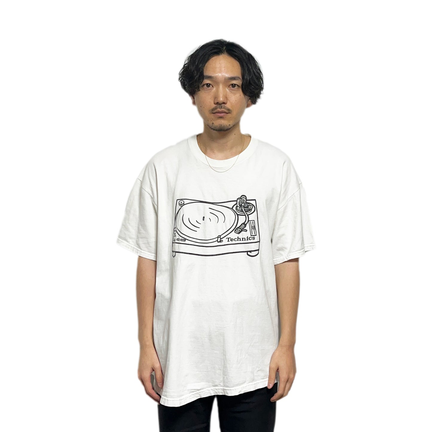 90's〜 Hanes Technics ターンテーブル T Size (XL)