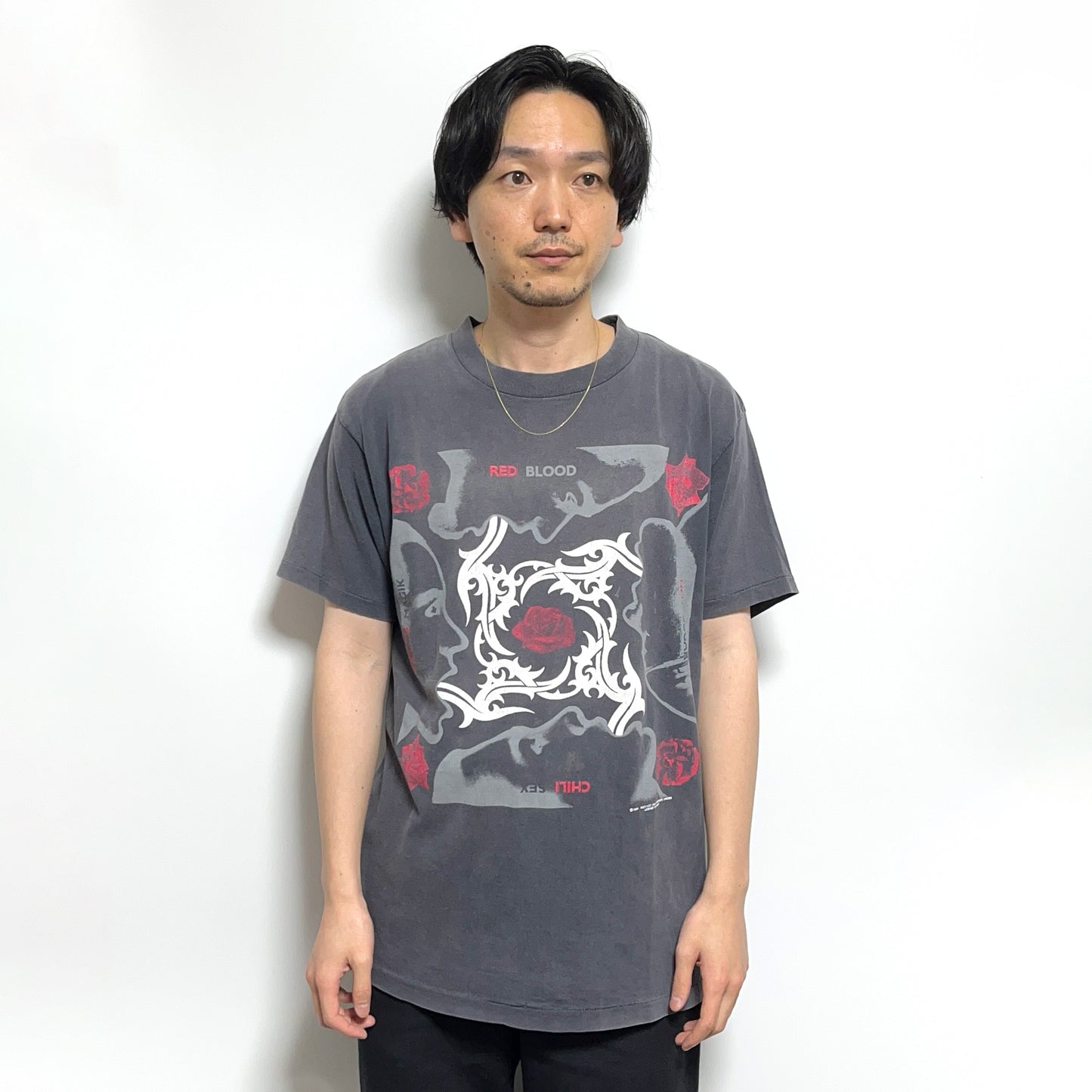90's SOF Tee Red Hot Chili Peppers T "Blood Sugar Sex Magik" Size (L) レア!