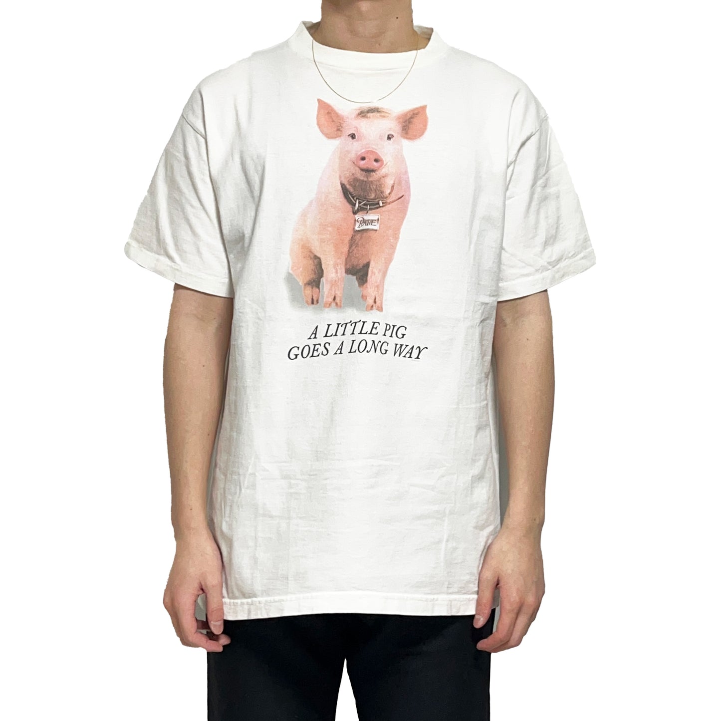 90's Murina Babe A LITTLE PIG GOES A LONG WAY T Size (L)