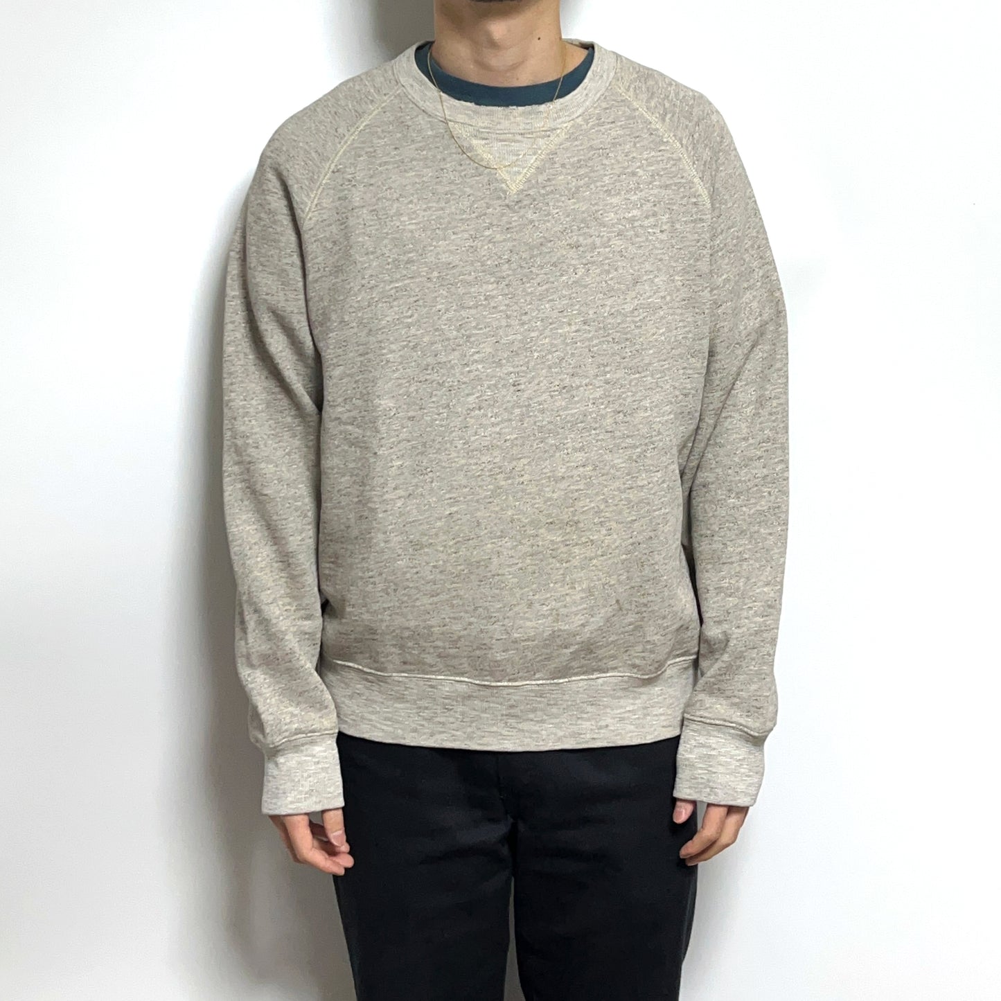 RRL W-V Sweat 霜降りグレー Size (M)