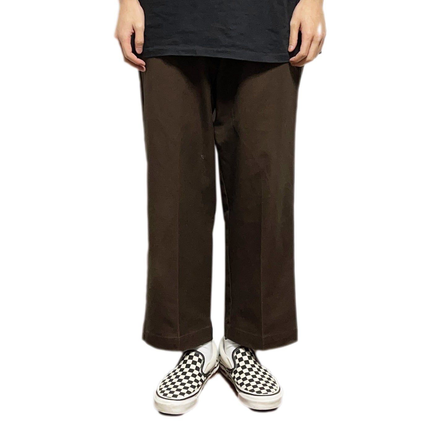 80's Dickies Work PT Brown チビタグ Size (W35 L28)位