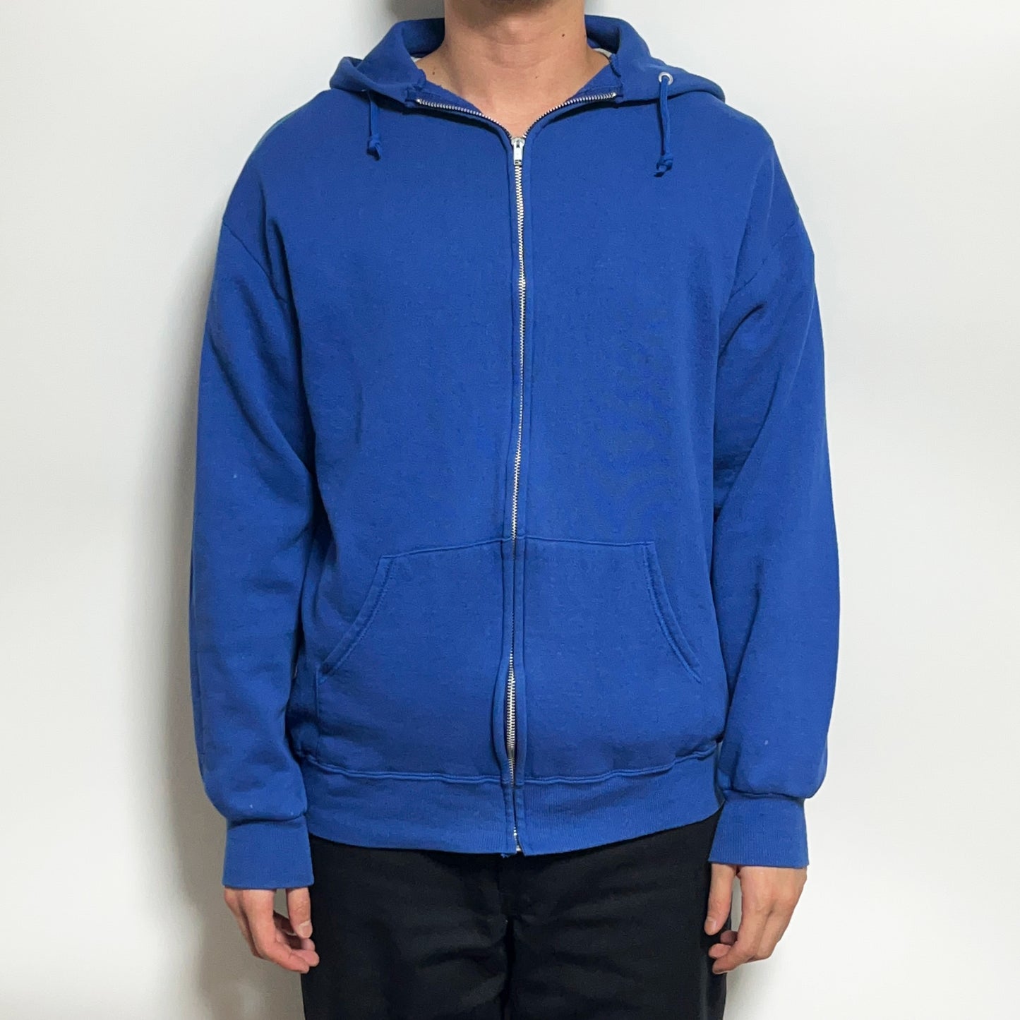 80's〜 JERZEES Zip Parka Blue Size (L)