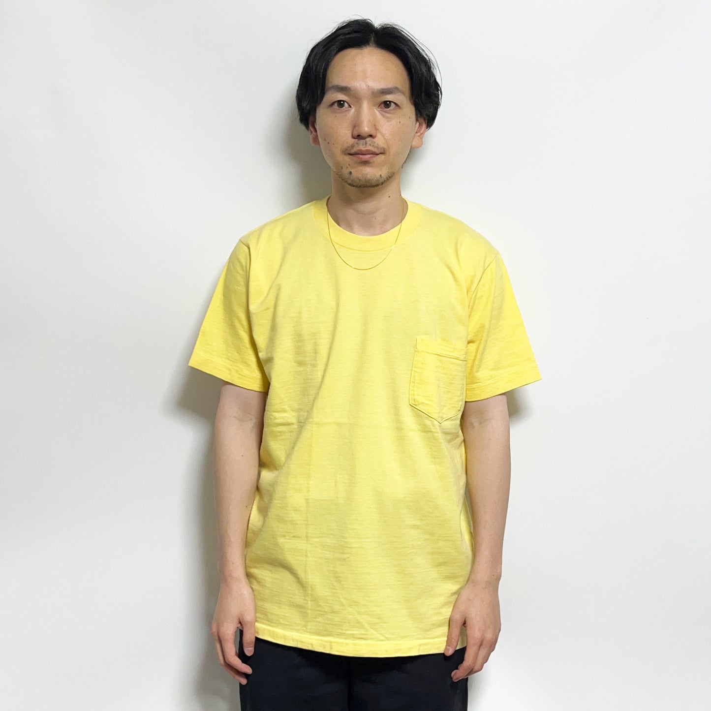 60's〜 TOWNCRAFT Pocket T レモンイエロー Size (L)