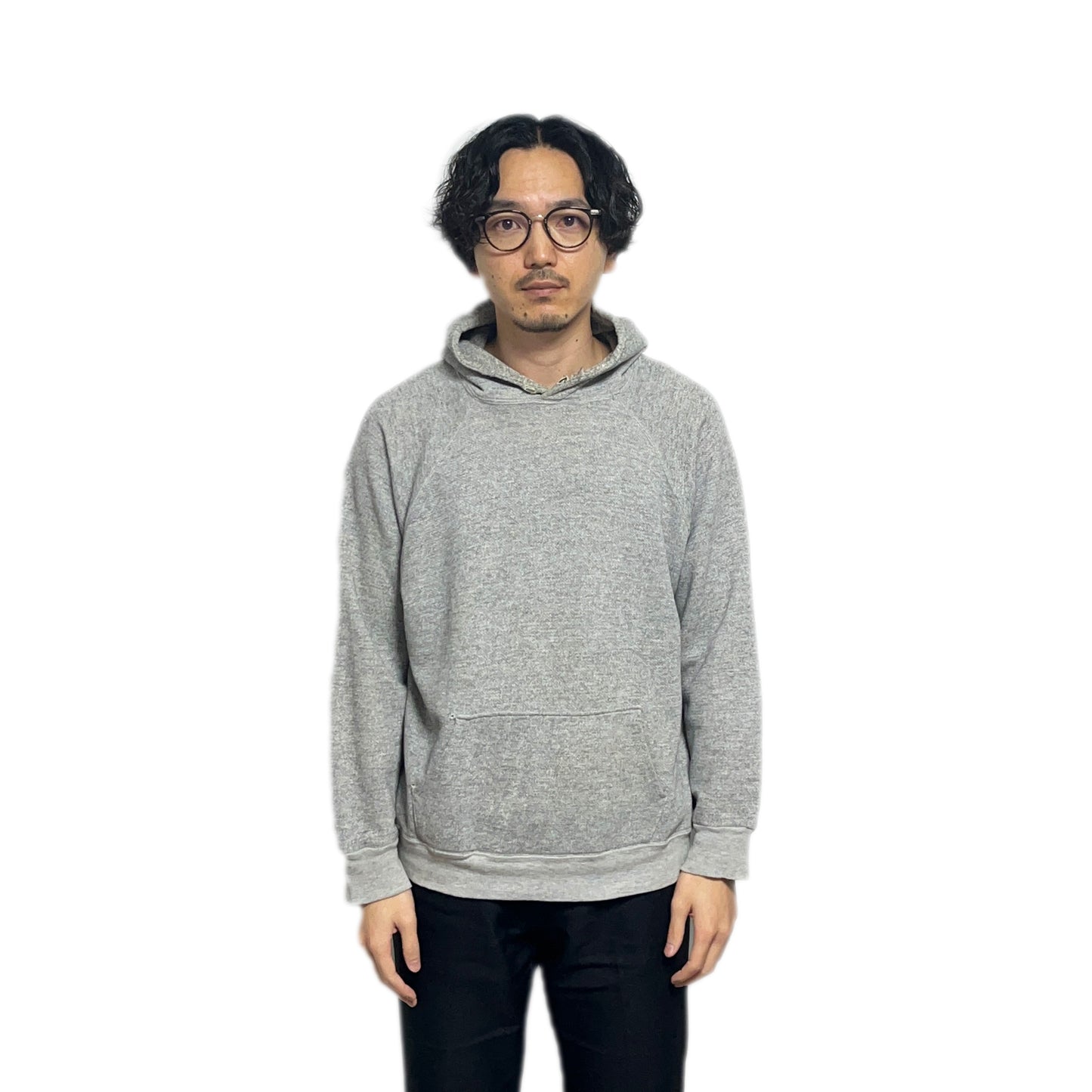 70's Champion 霜降りグレー Parka Size (L)