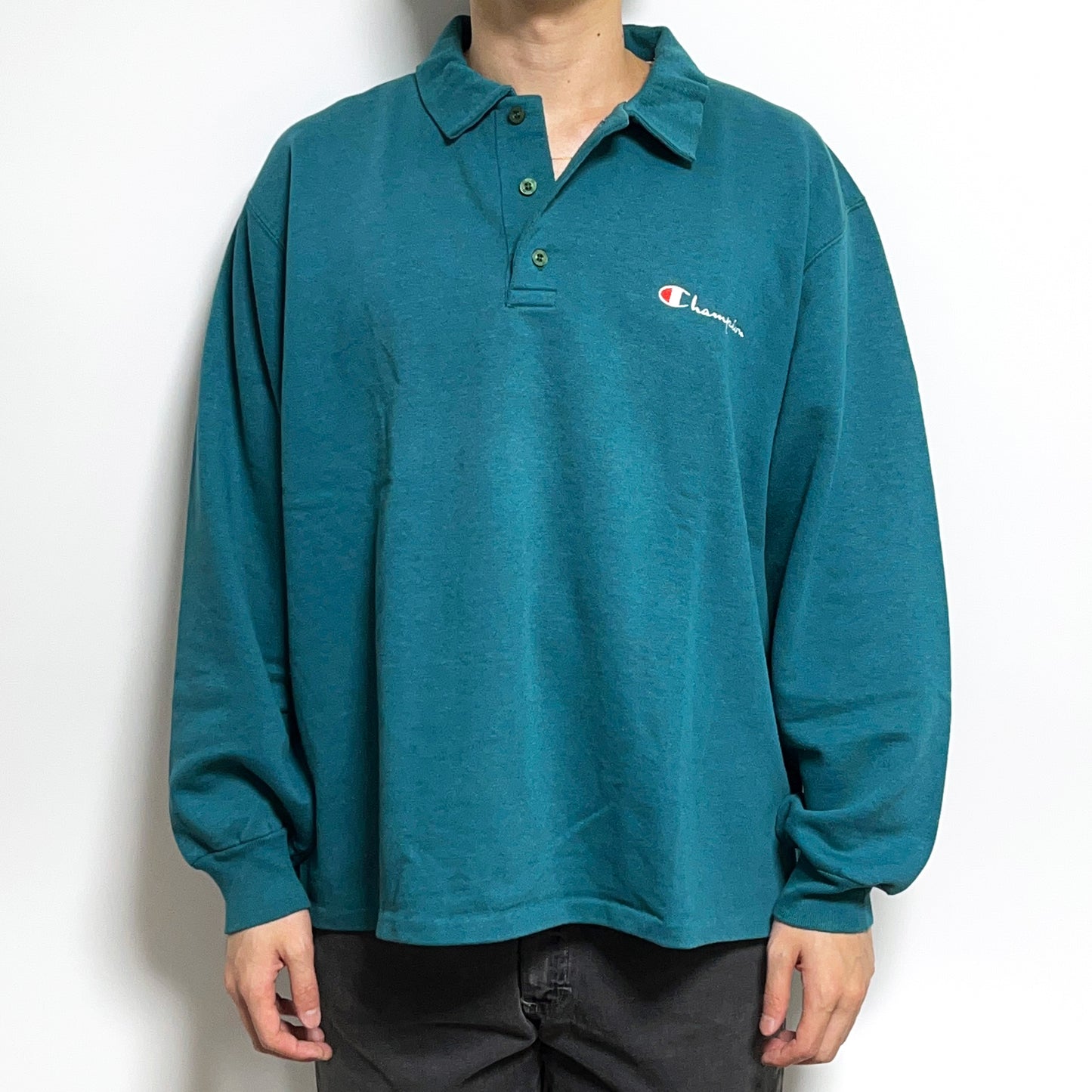 80's Champion Polo Sweat Size (XL) レア!