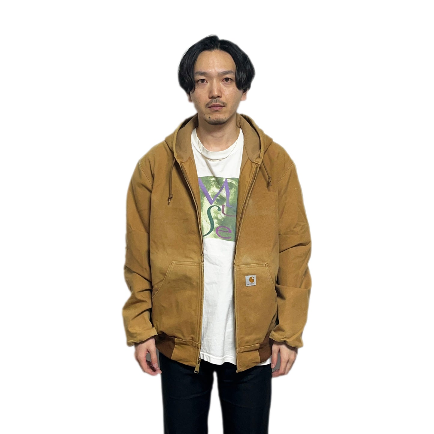 アメリカ製 Carhartt Duck アクティブ JKT Size (M-R)