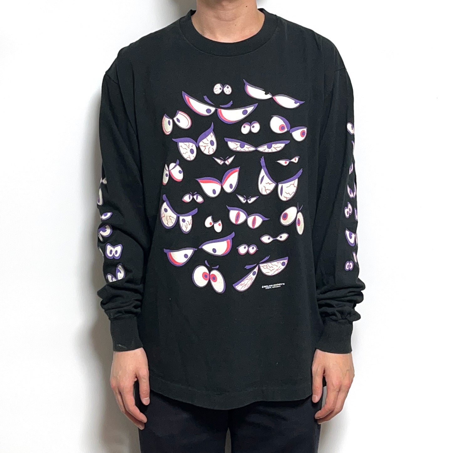 90's FRUIT OF THE LOOM "BRIELAND GRAPHICS" L/S T Size (XL)
