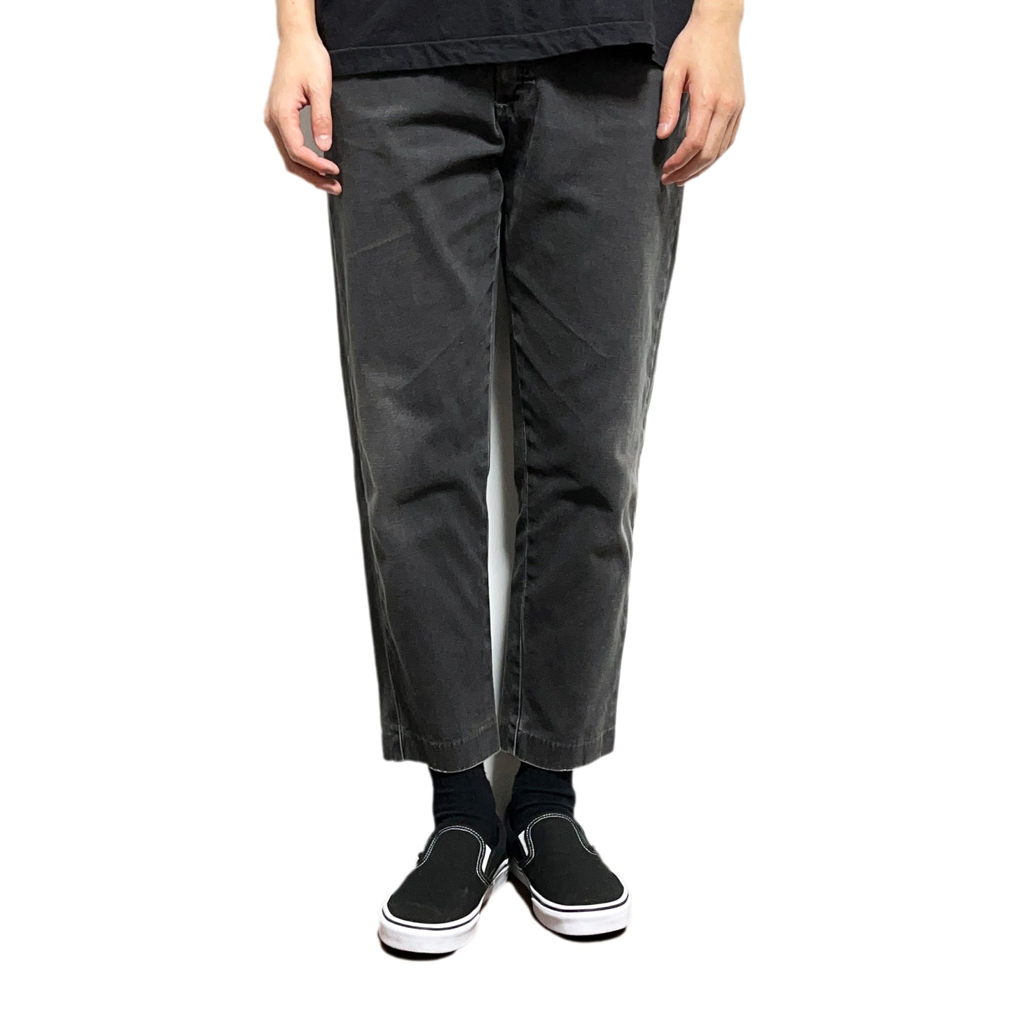 60's〜 Old Black Cotton "McQueen" PT Size (W31 L27)位 レア!