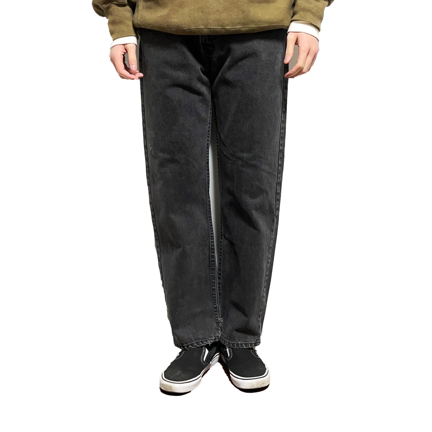90's Levi's 505 Black Deinm PT Size (W36 L30)位