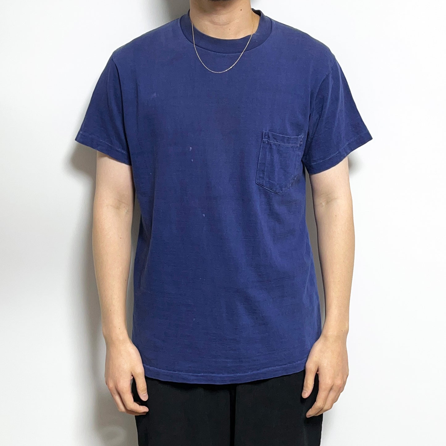 60's〜 TOWN CRAFT Pocket T ネイビー Size (L)
