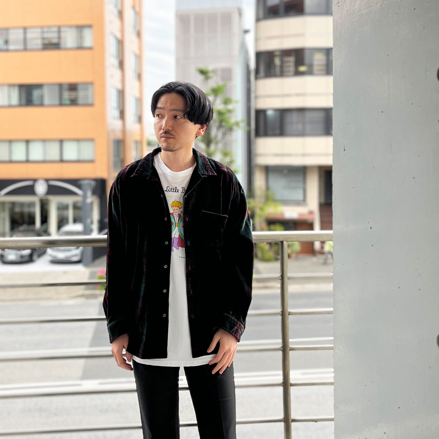 Ralph Lauren Velor Check L/S SH 好配色パターン Size (M) アメリカ製