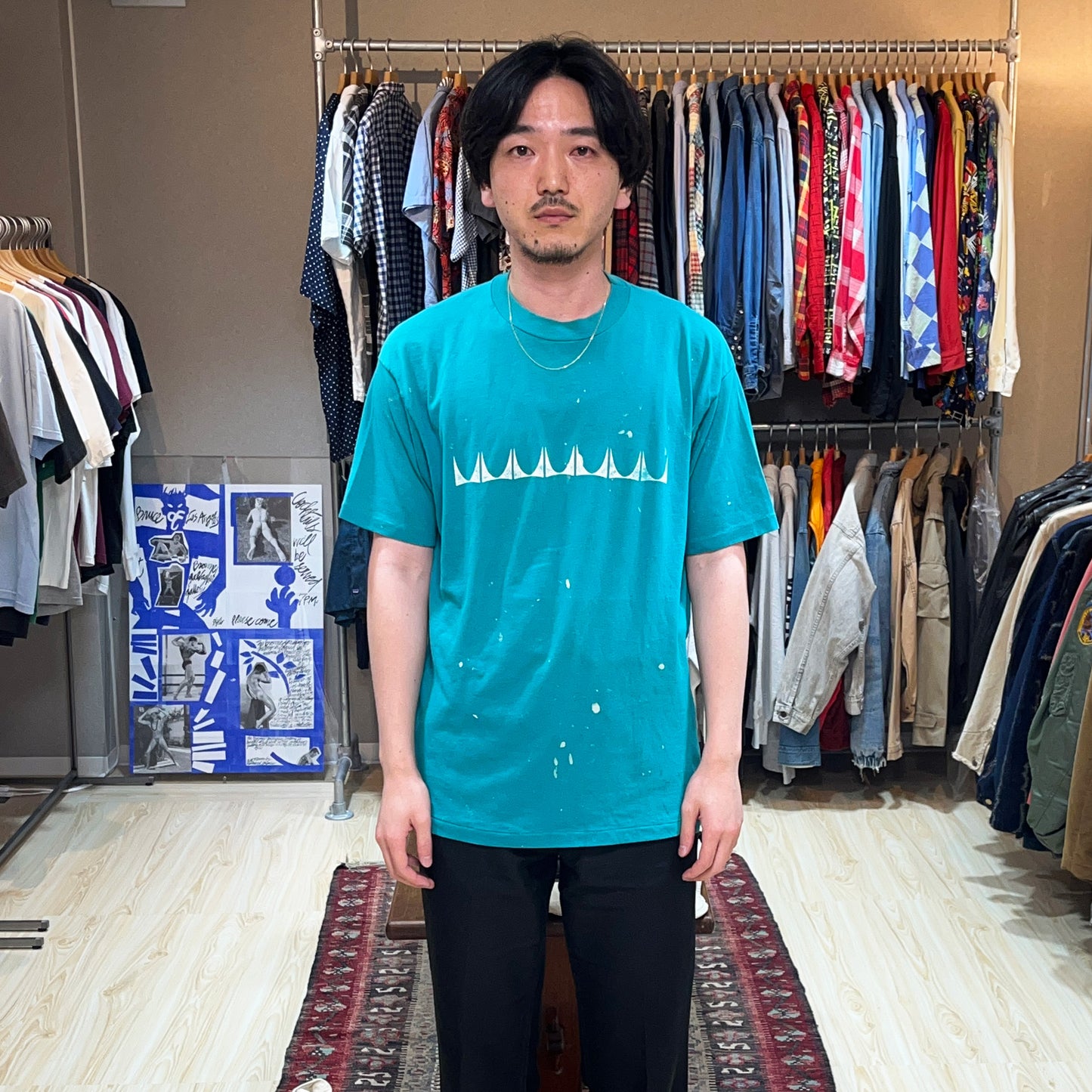 90's Hanes Herman Miller T ペンキ飛び Size (XL)