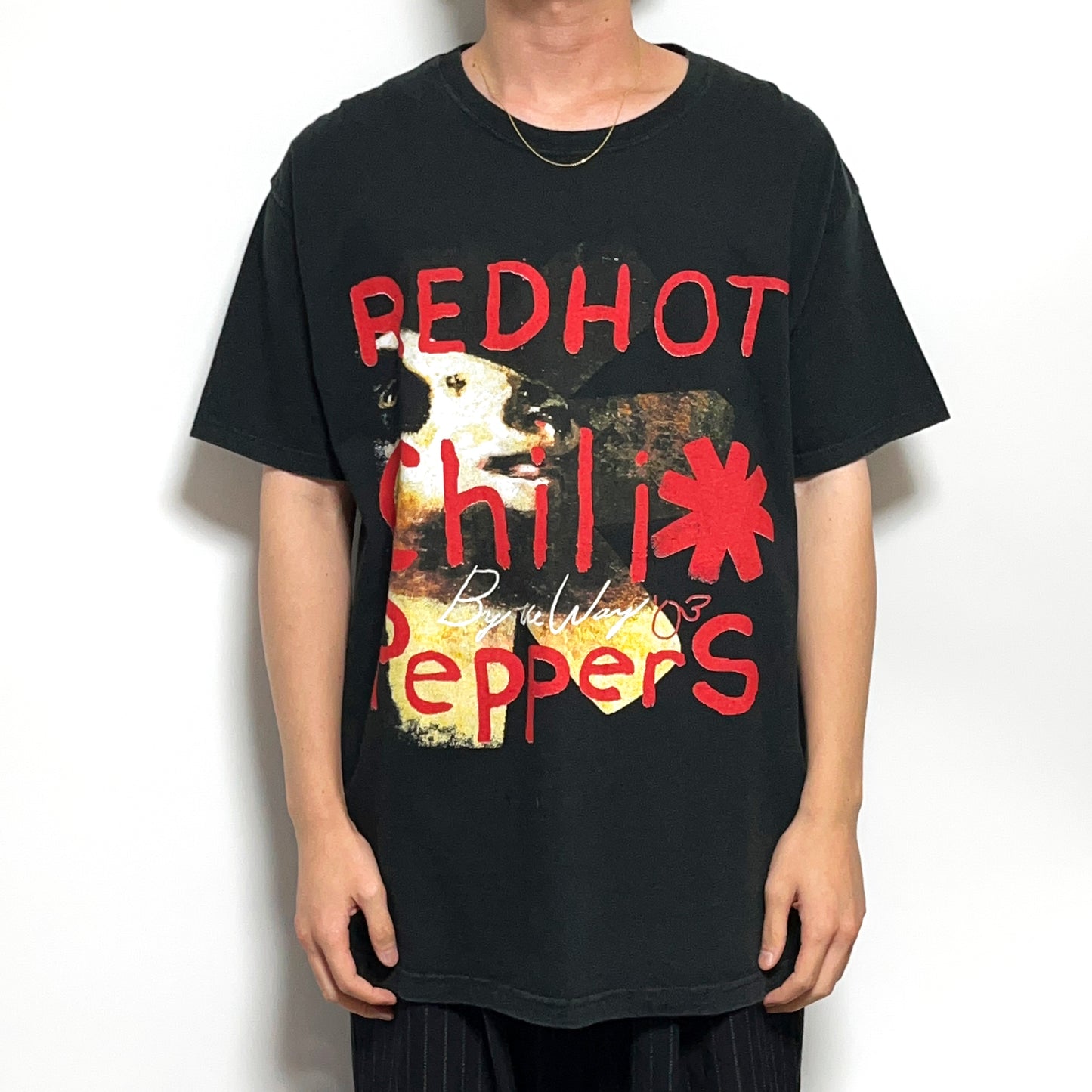 00's JERZEES Red Hot Chili Peppers T "Buy The Way 2003 Tour" Size (L)位