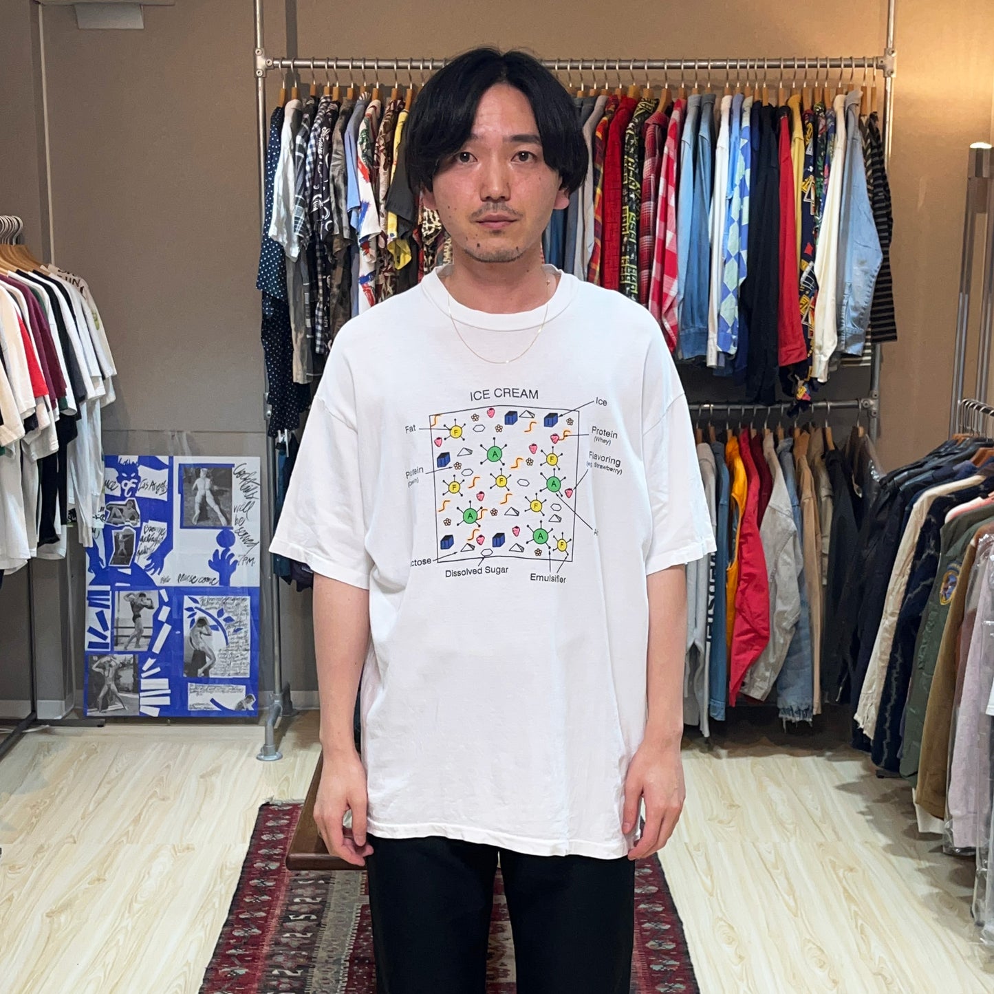 90's Hanes Haagen-Dazs T Size (XL) レア!