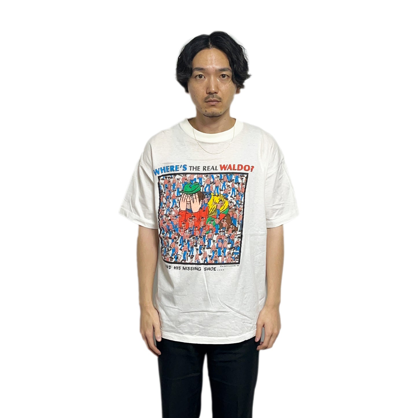 90's SJM ウォーリーをさがせ T Size (XL)