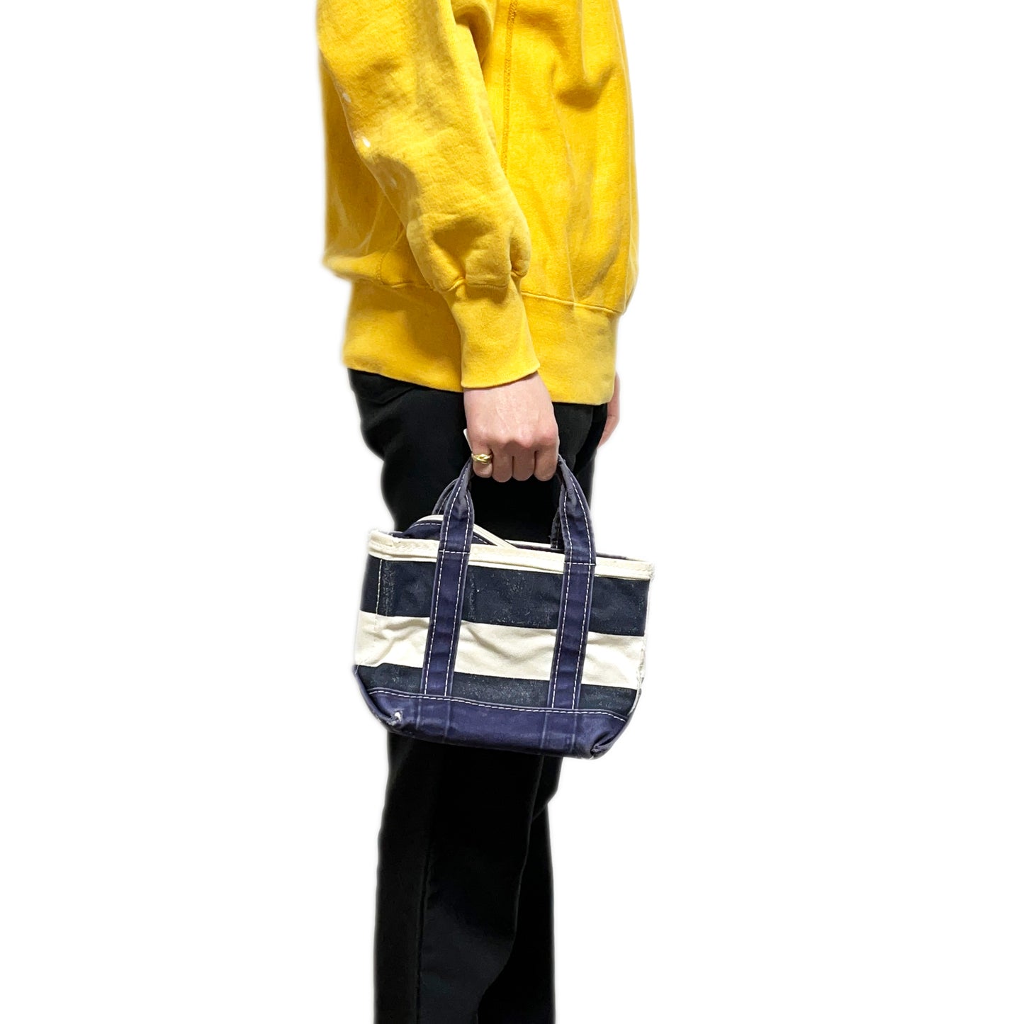 90's〜 L.L.Bean BOAT AND TOTE ボーダー Size (Mini)