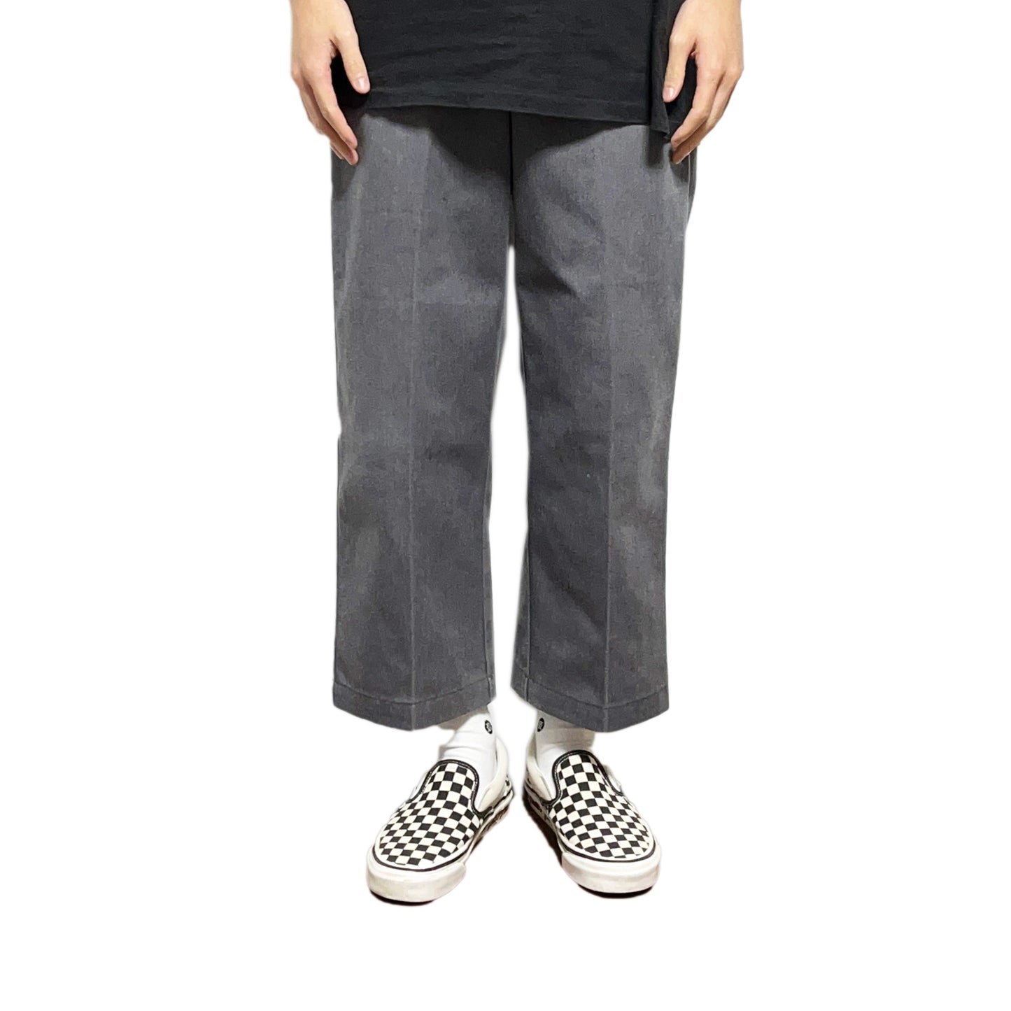 90's Dickies Work PT Gray レア! Size (W32 L27)位