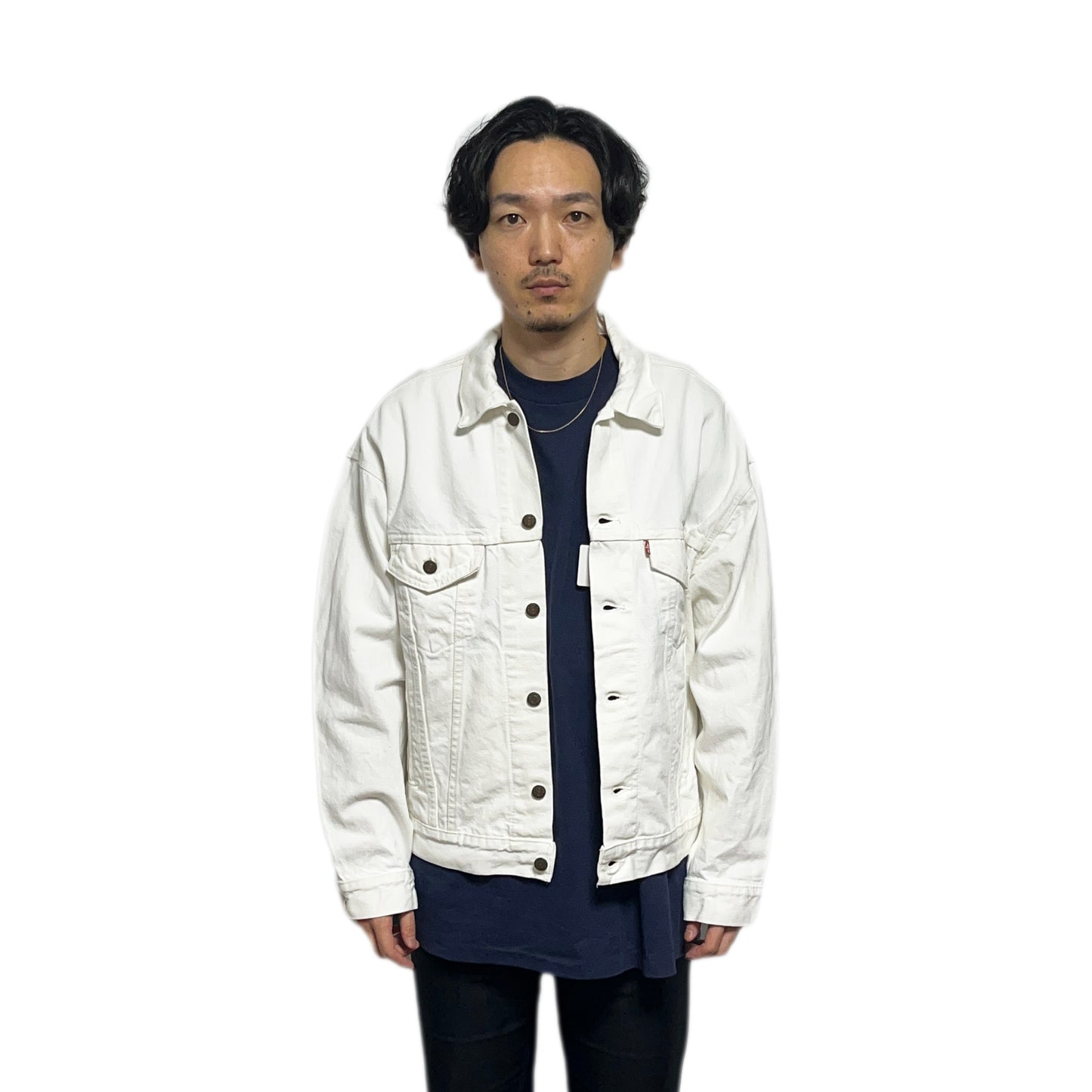 80's〜 Levi's 70507 White Denim JKT Size (L)