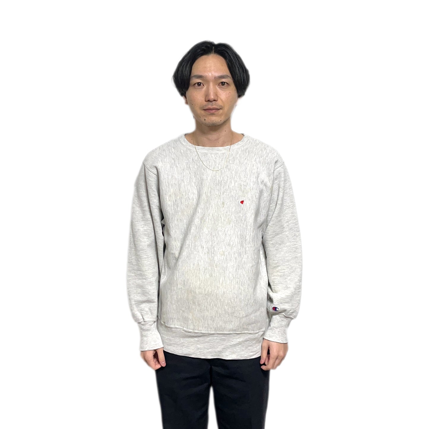 90's Champion R/W 両袖目付き イレギュラー Size (L)