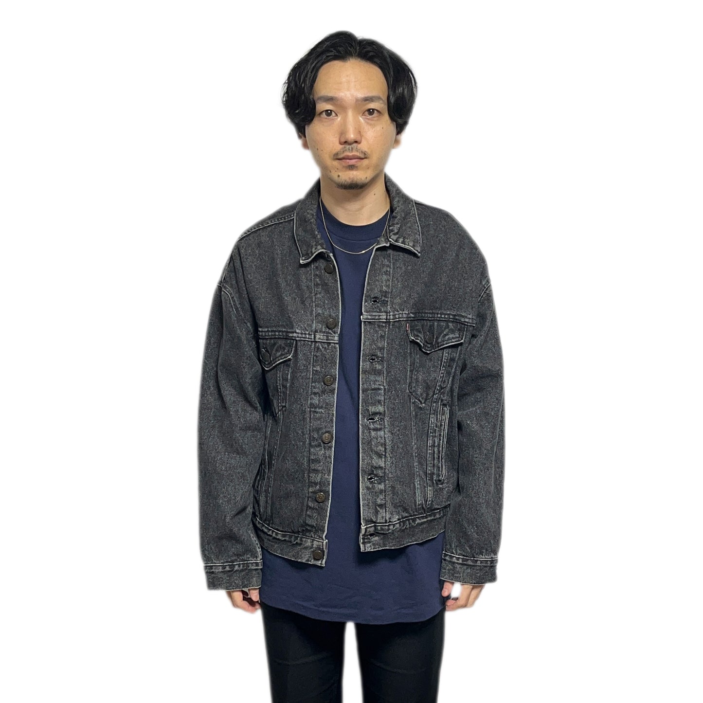 80's〜 Levi's 70507 Black Denim JKT Size (L)