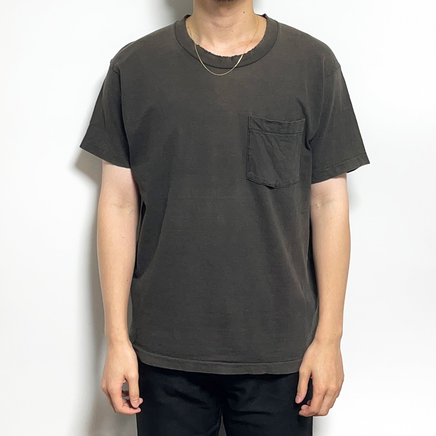 90's Unknown Fade Black Pocket T Size (L)位