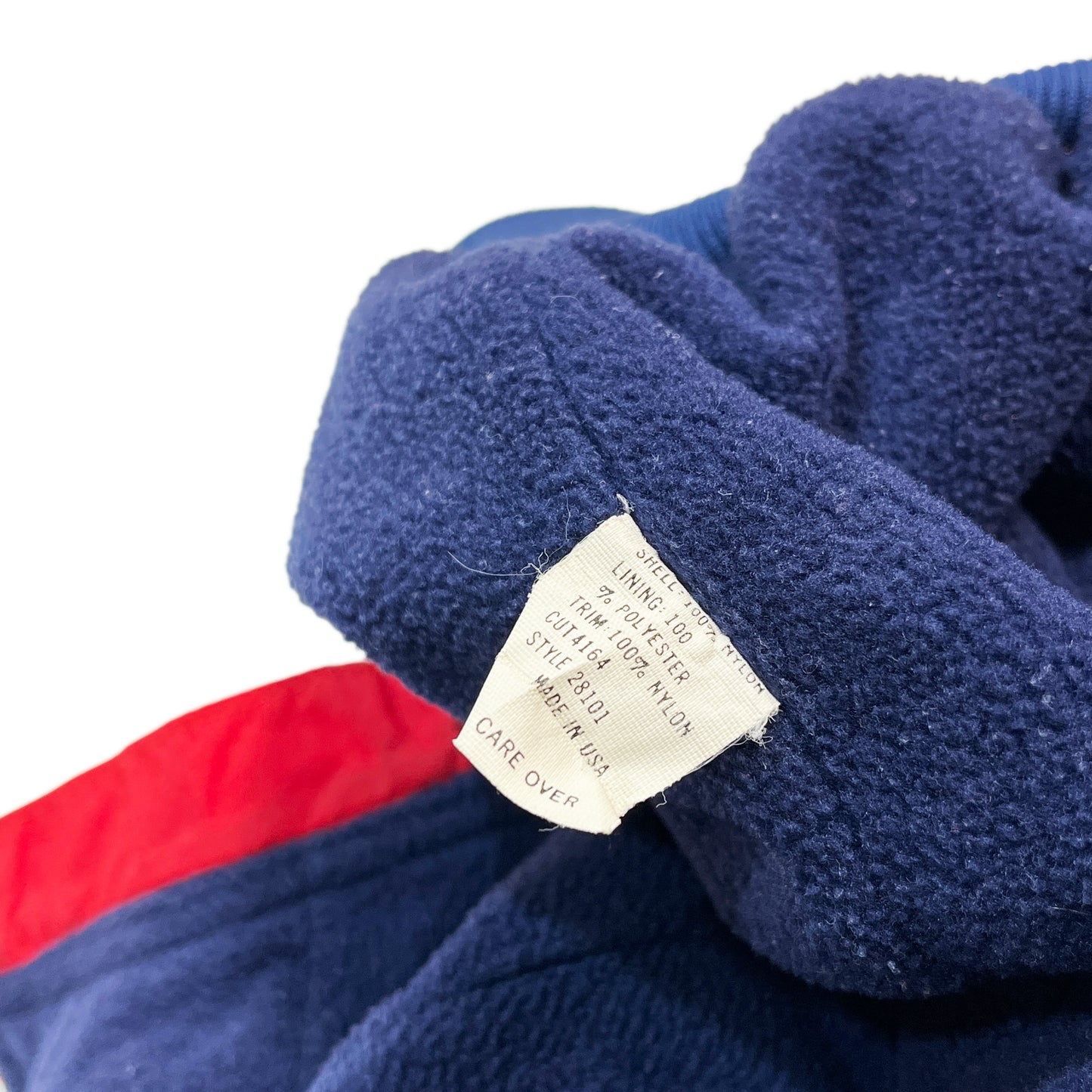 80's Patagonia Shelled Synchilla JKT Red X Navy Size (XL)