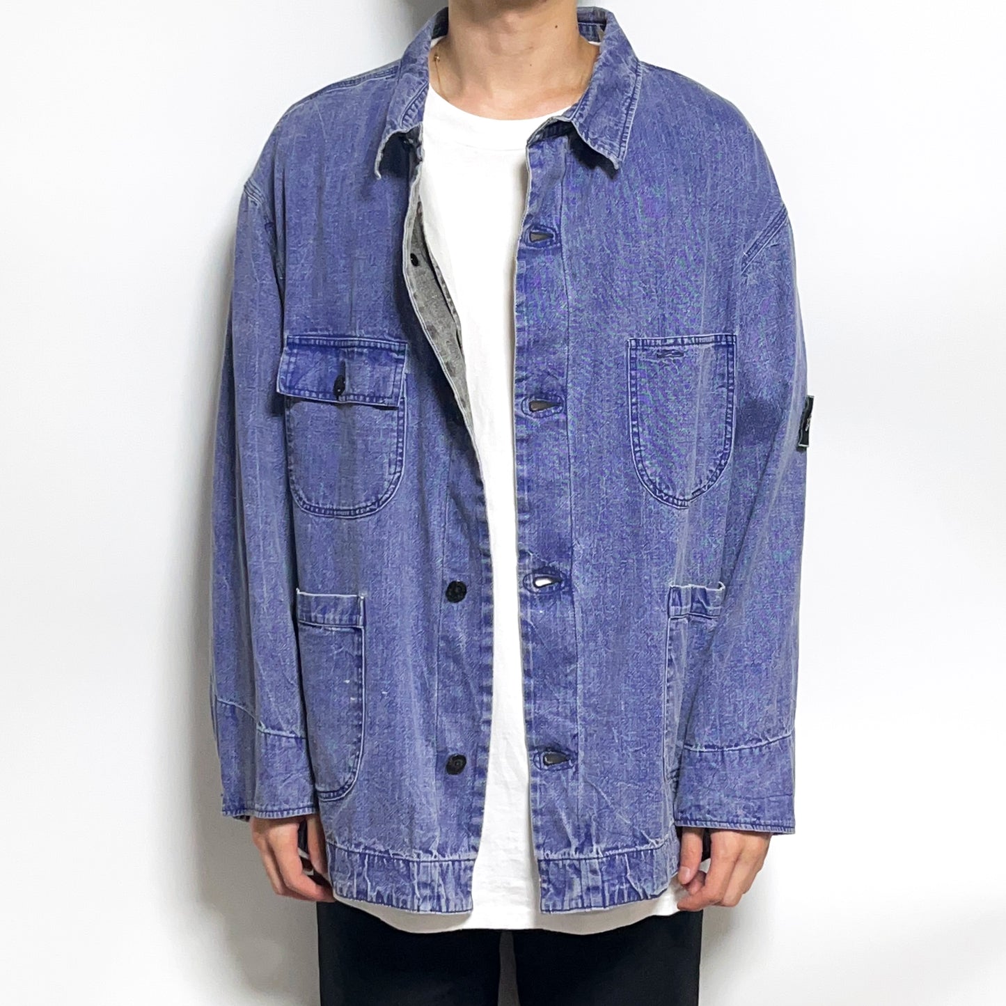 80's Stone Island Pigmentdye Coverall マッシモ・オスティ期 Size (L) スペシャル!