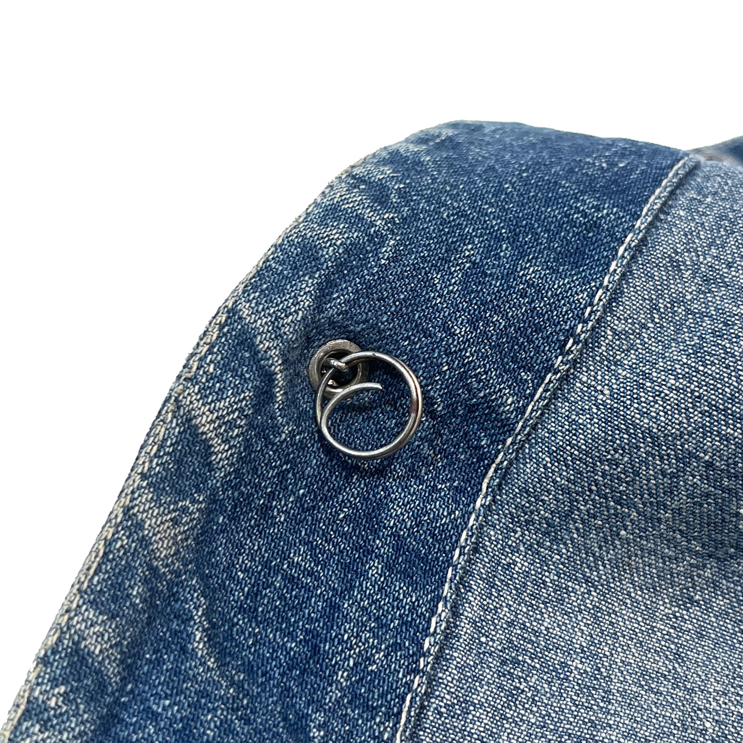 40's WWII Denim Coverall CROWN Change Button 極上雰囲気 Size (42)位 スペシャル!
