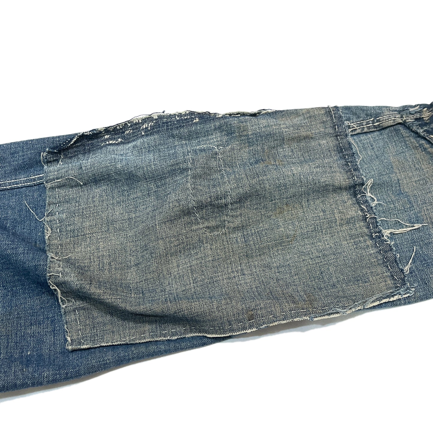 40's WWII Denim Coverall CROWN Change Button 極上雰囲気 Size (42)位 スペシャル!