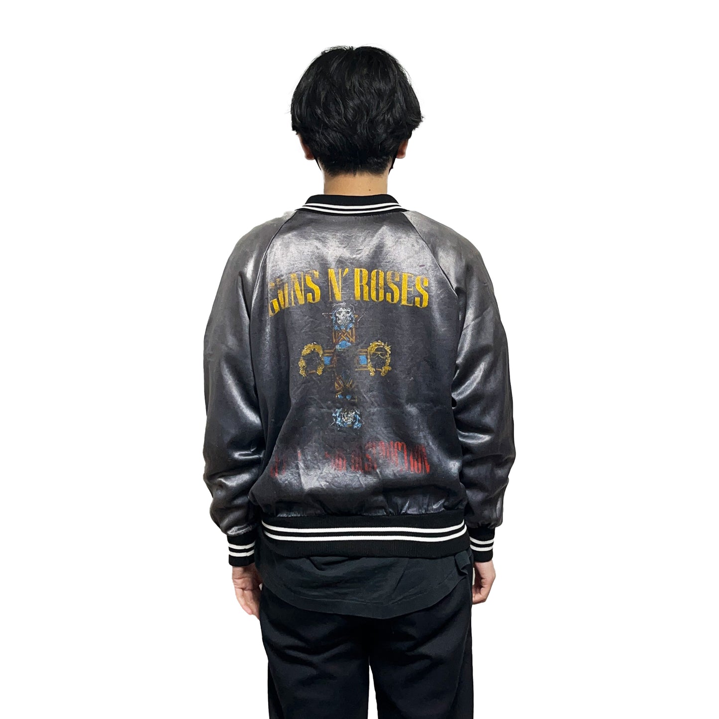 80's Guns N' Roses Zip JKT "Appetite for Destruction" Size (L) レア!