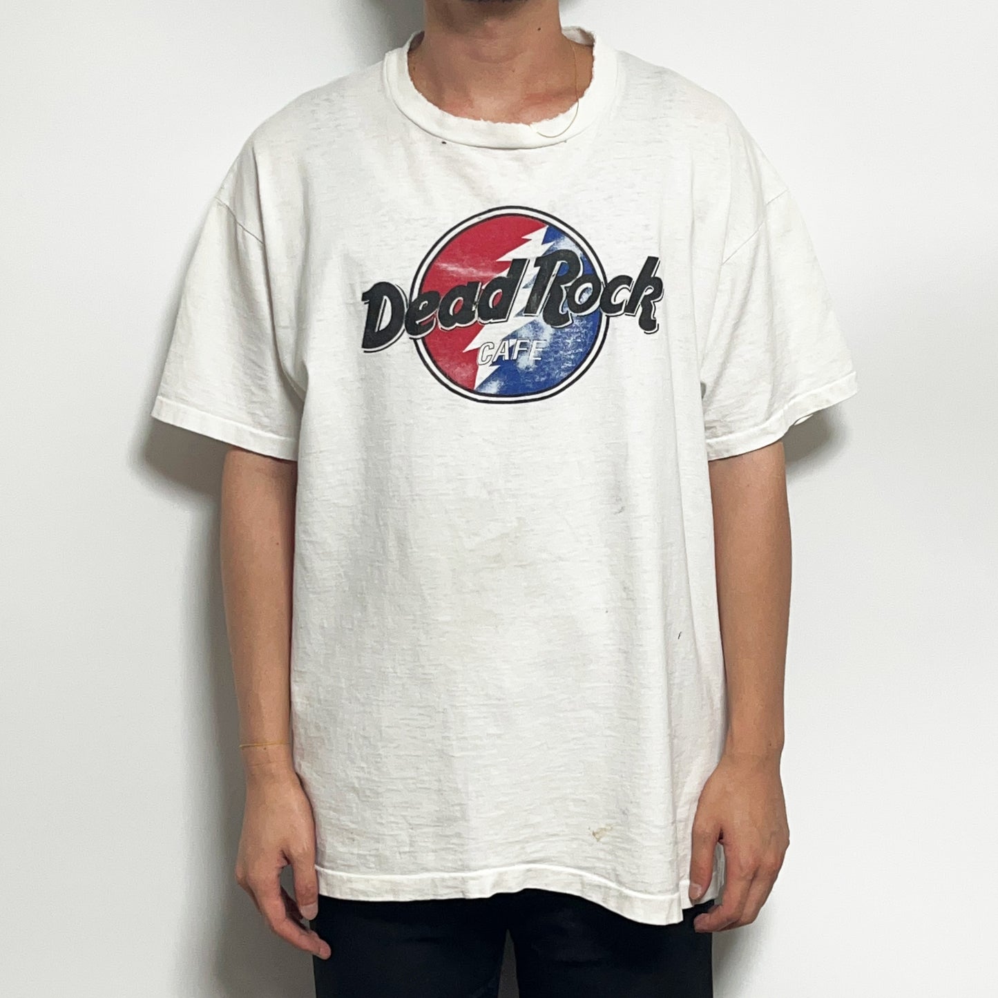 90's Anvil Gratefuldead "Dead Rock Cafe" T Size (XL)