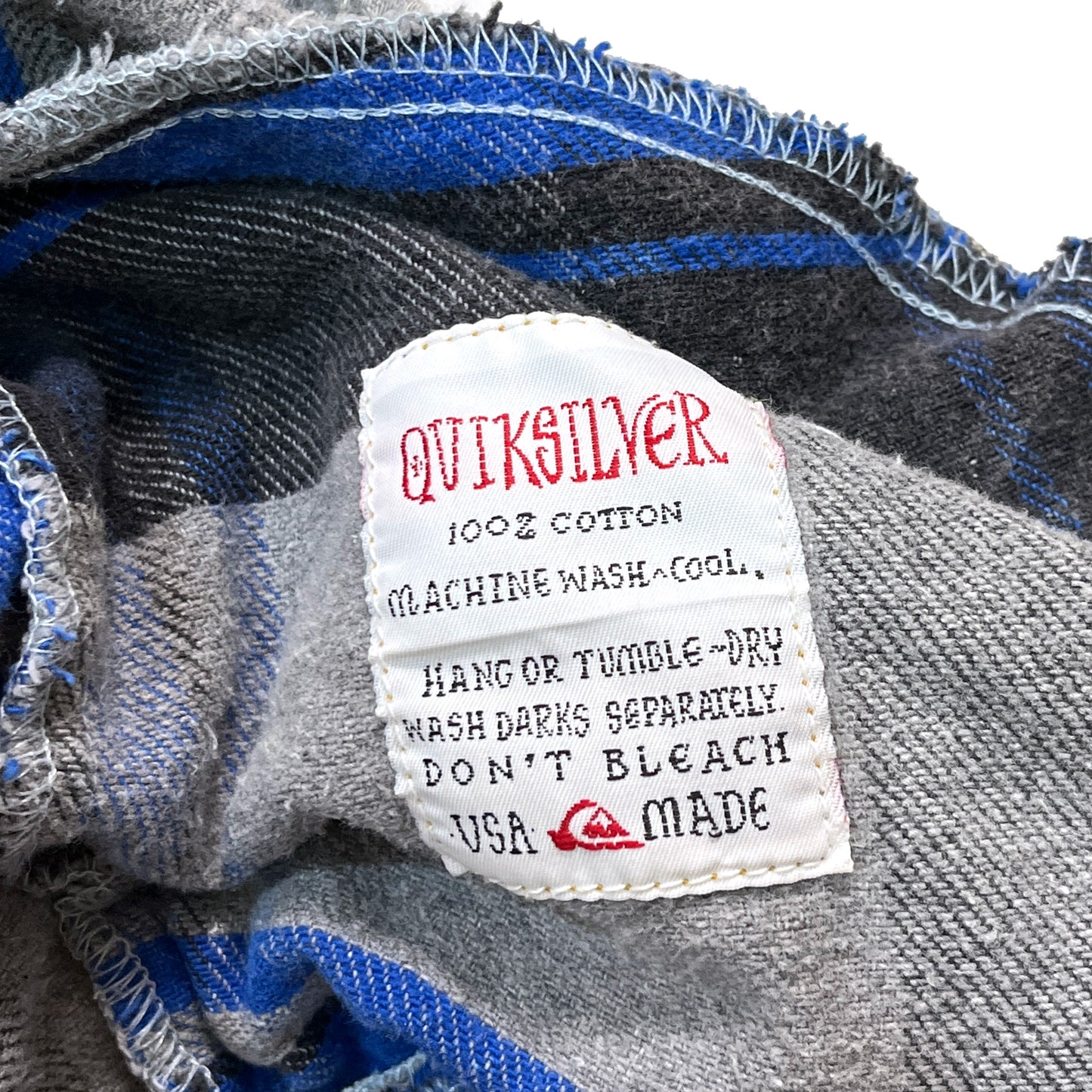 90's Quiksilver P/O Nel JKT 好配色パターン Size (S) アメリカ製