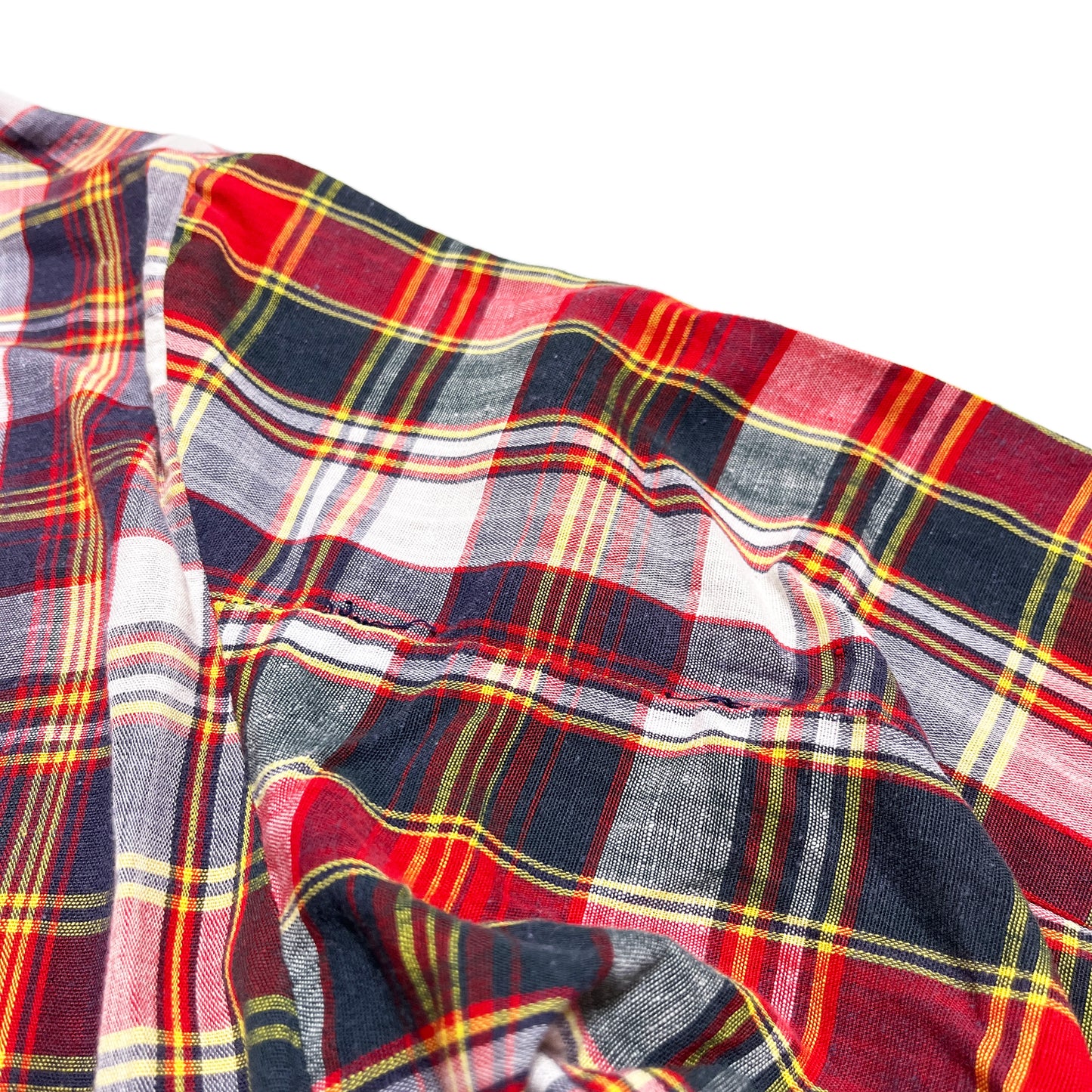 60's〜 Unknown Madras Check Zip Parka Size (L)
