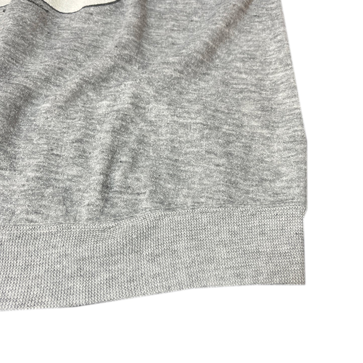70s〜 Disney Mickey Sweat XL ディテール グレーの素材 裾