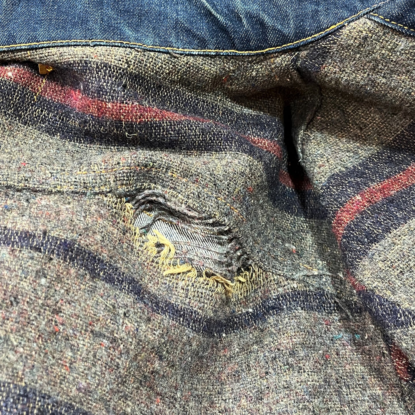 60's〜 Levi's 70505 Big-E ブランケット付き 濃紺 Size (44)位