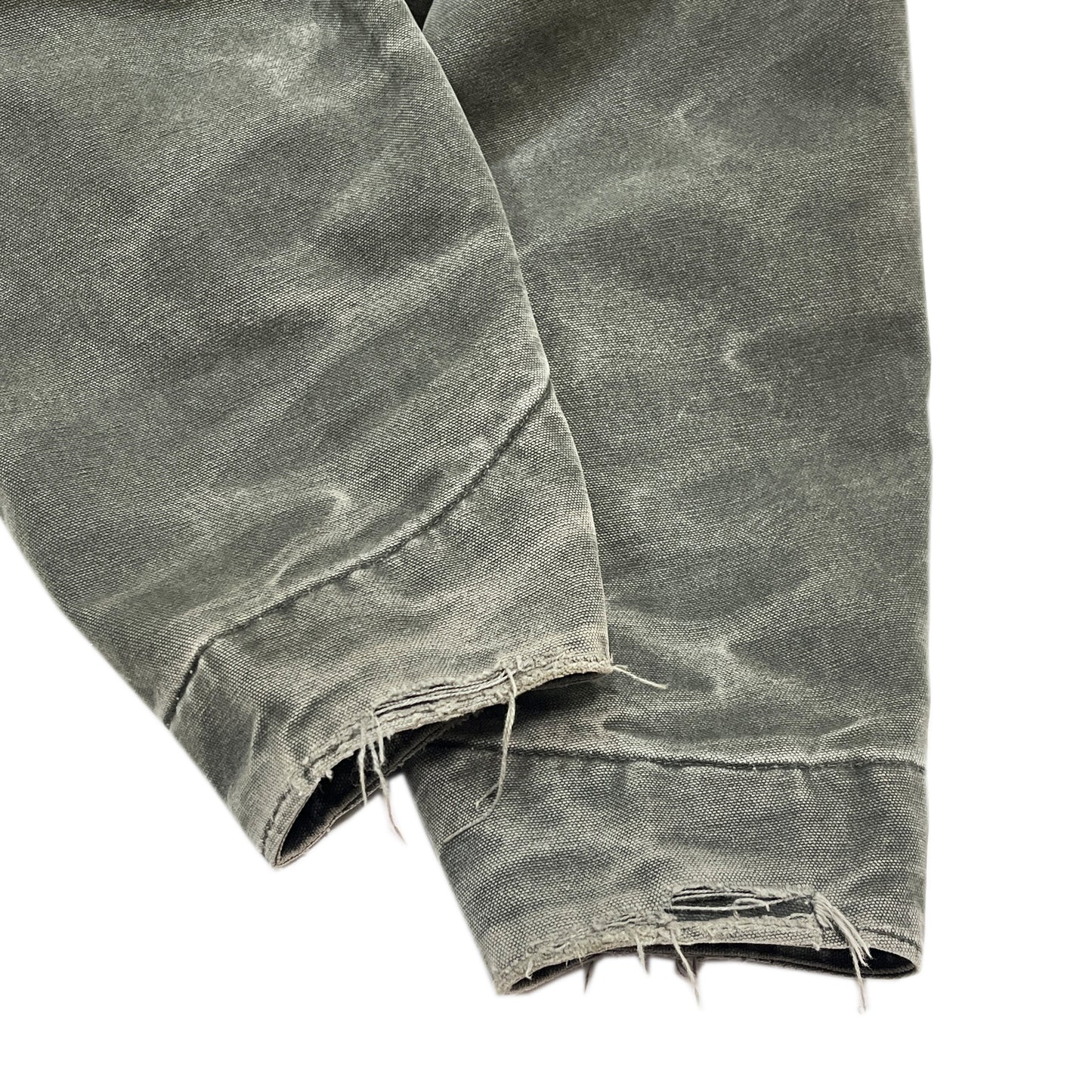 アメリカ製 Carhartt DETROIT JKT モスグリーン 極上雰囲気 Size (XL-R)