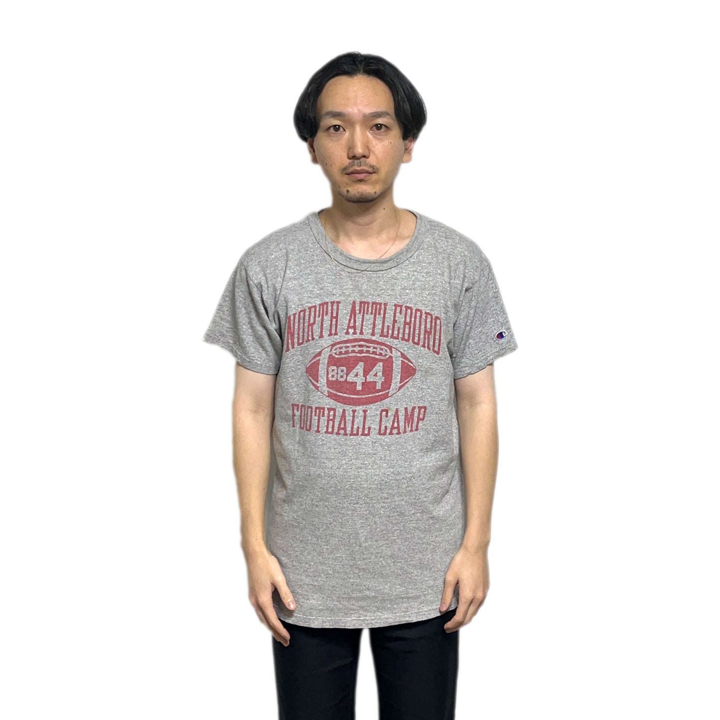 80's Champion トリコタグ "8844" 染み込みプリント T Size (L)