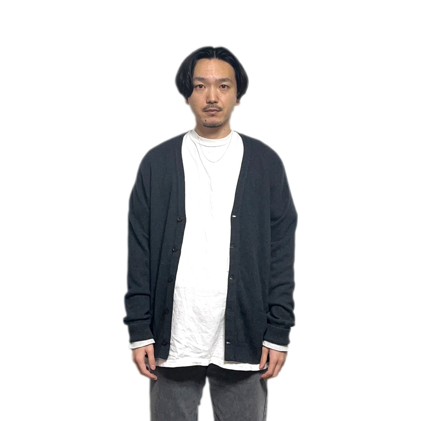 70's〜 Cashmere Cardigan Size (XL)位