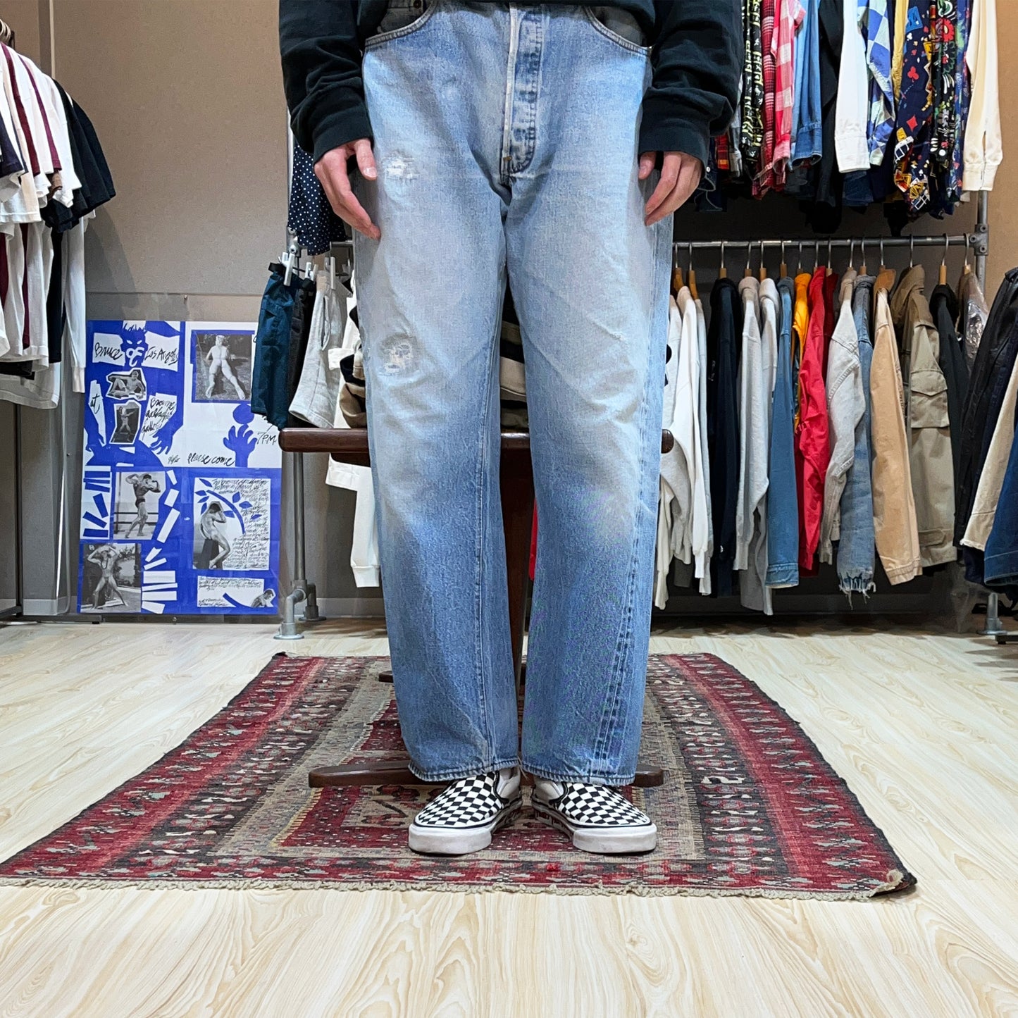 80's Levi's 501 66後期 Denim PT Size (W34 L30)位