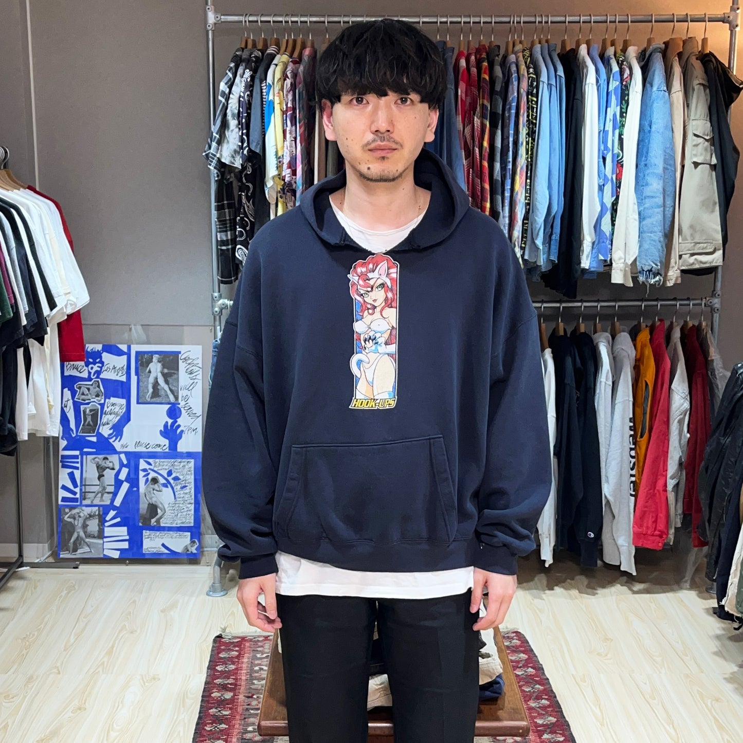 90's HOOKUPS Parka Size (XL)