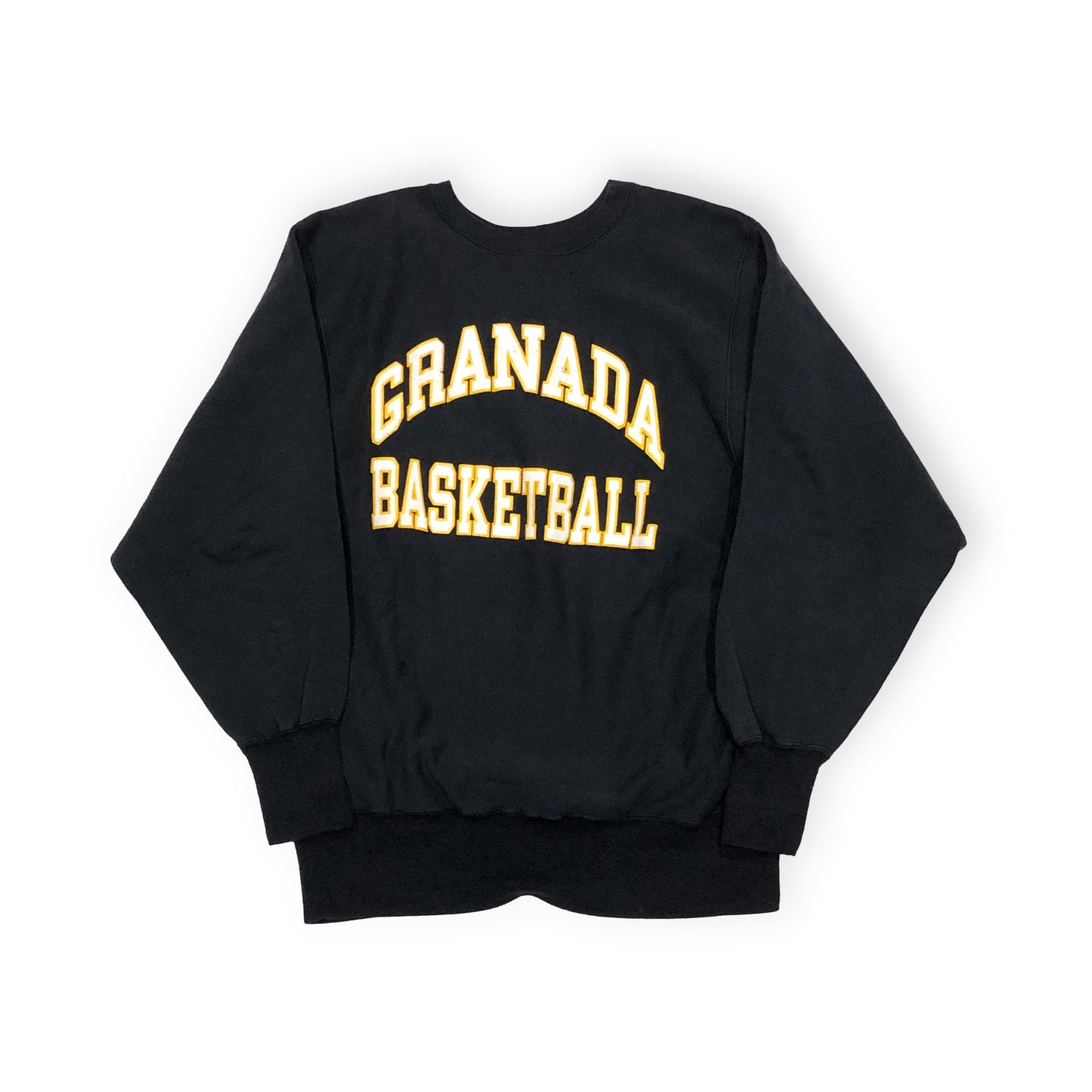 90's CHAMPION R/W BLACK 両面プリント Size(XL)